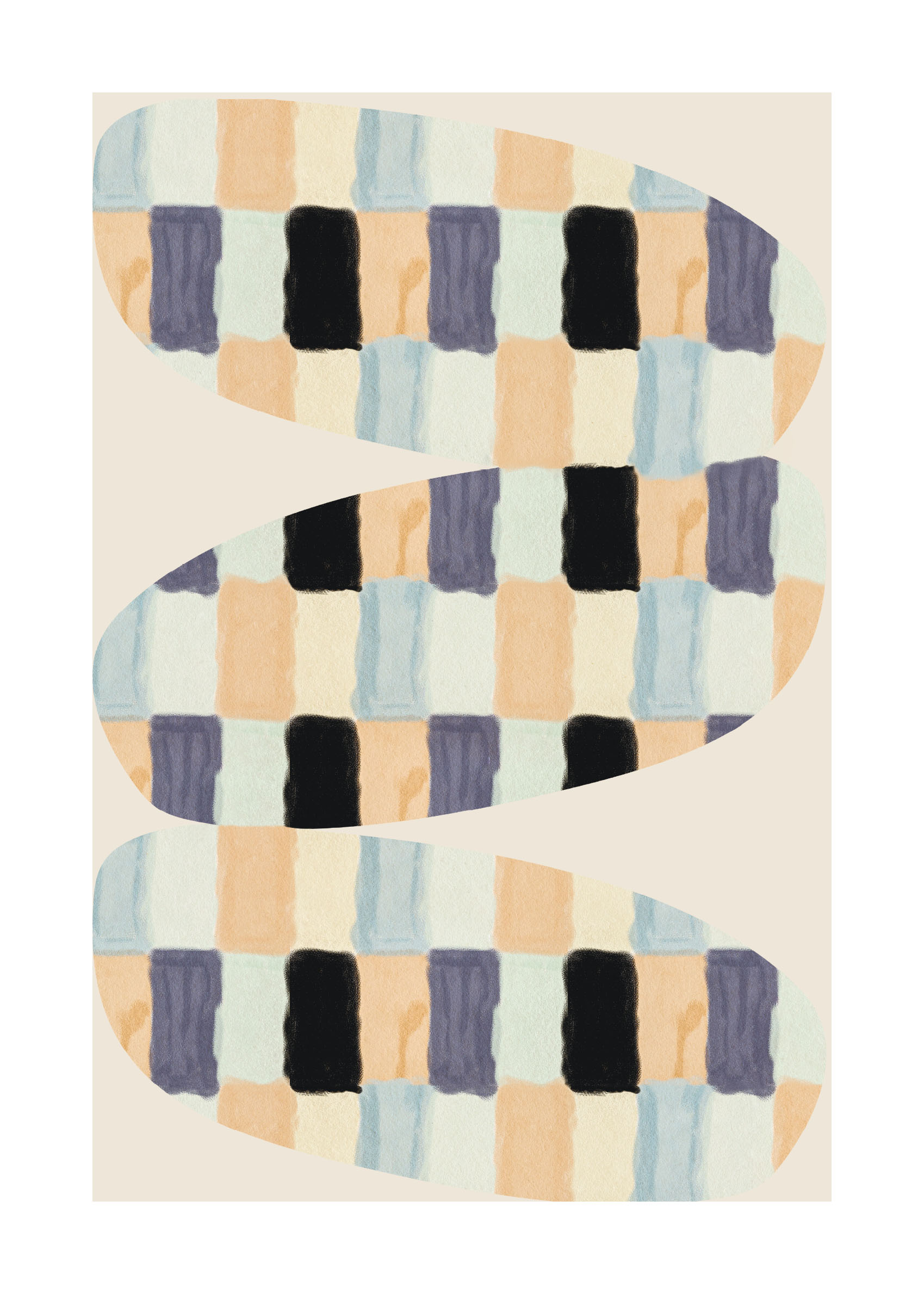 Studio Weave Poster - Abstrakte Grafik (50x70 cm)