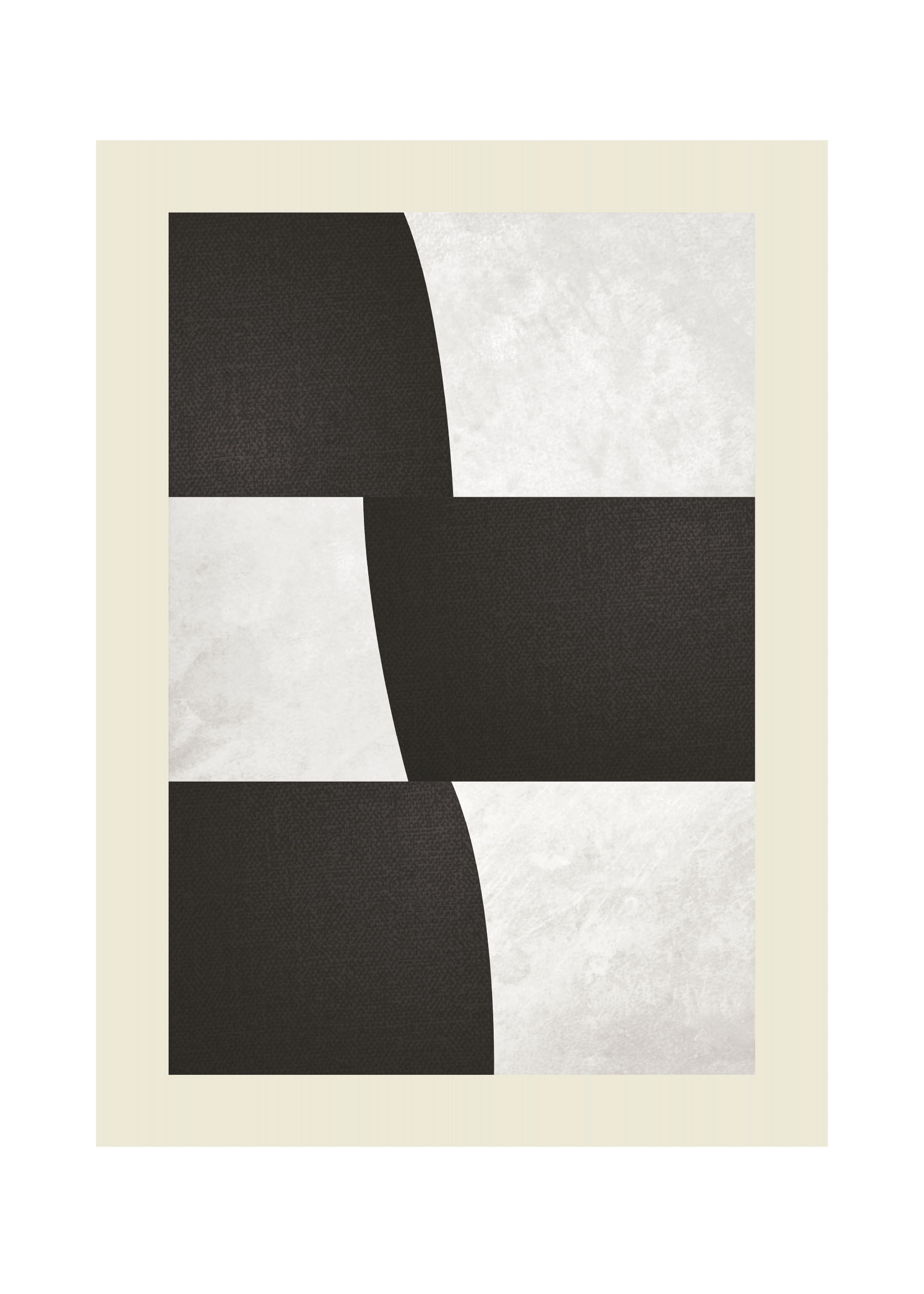 Mosaic Poster - Abstract illustration (70x100 cm)