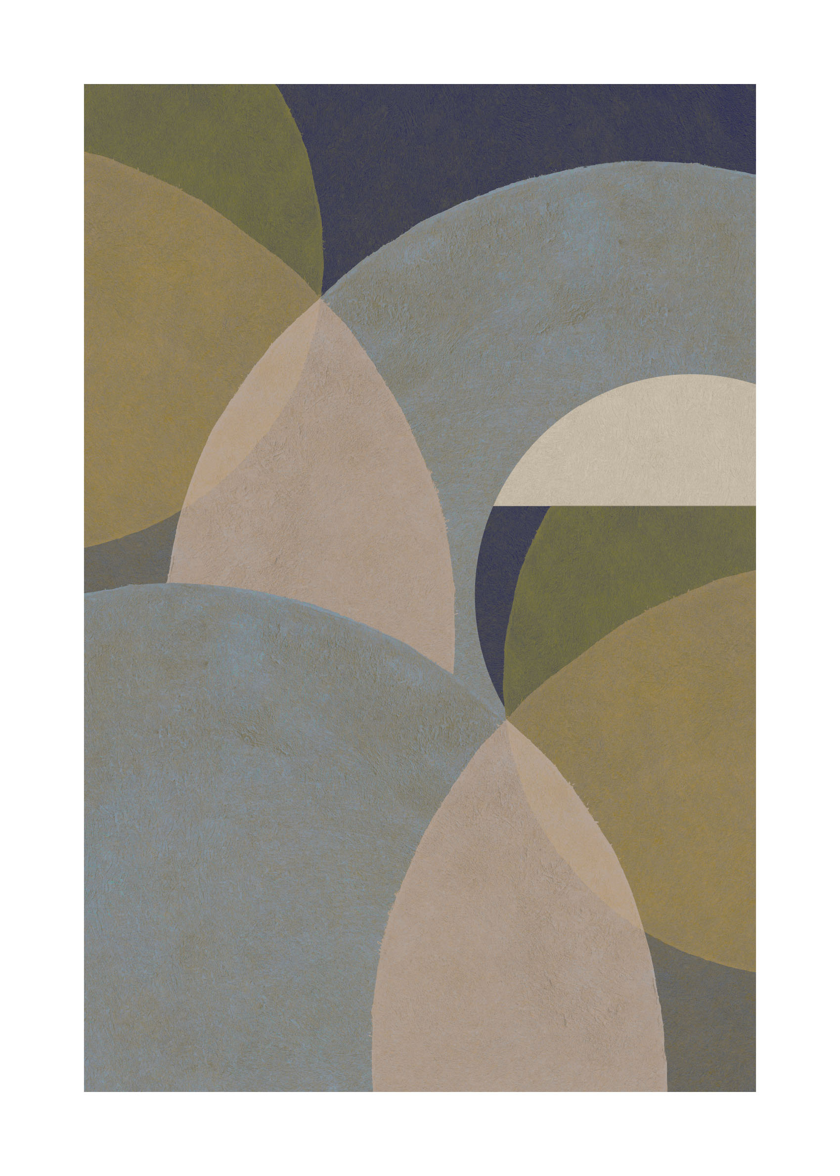 Evening Arc plakat - Abstrakt illustration (50x70 cm)