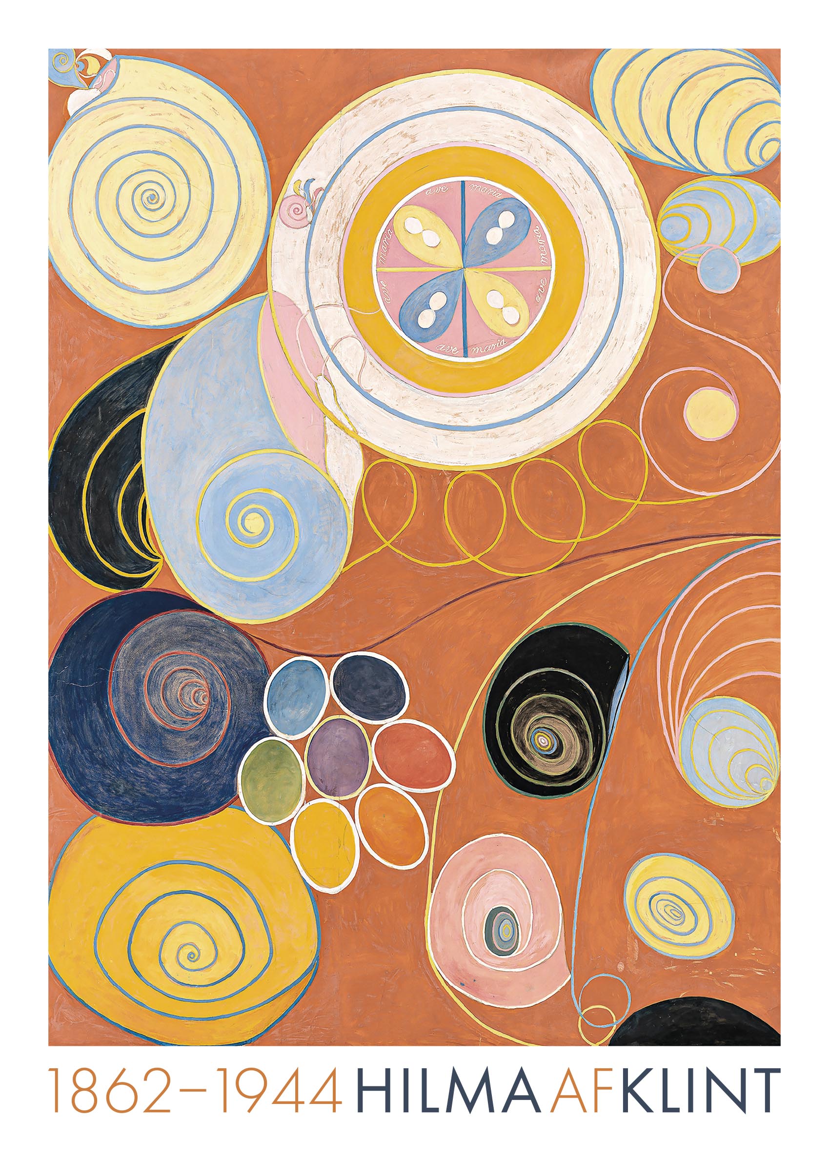 The Ten Largest No.3 Poster - Abstract illustration (70x100 cm)