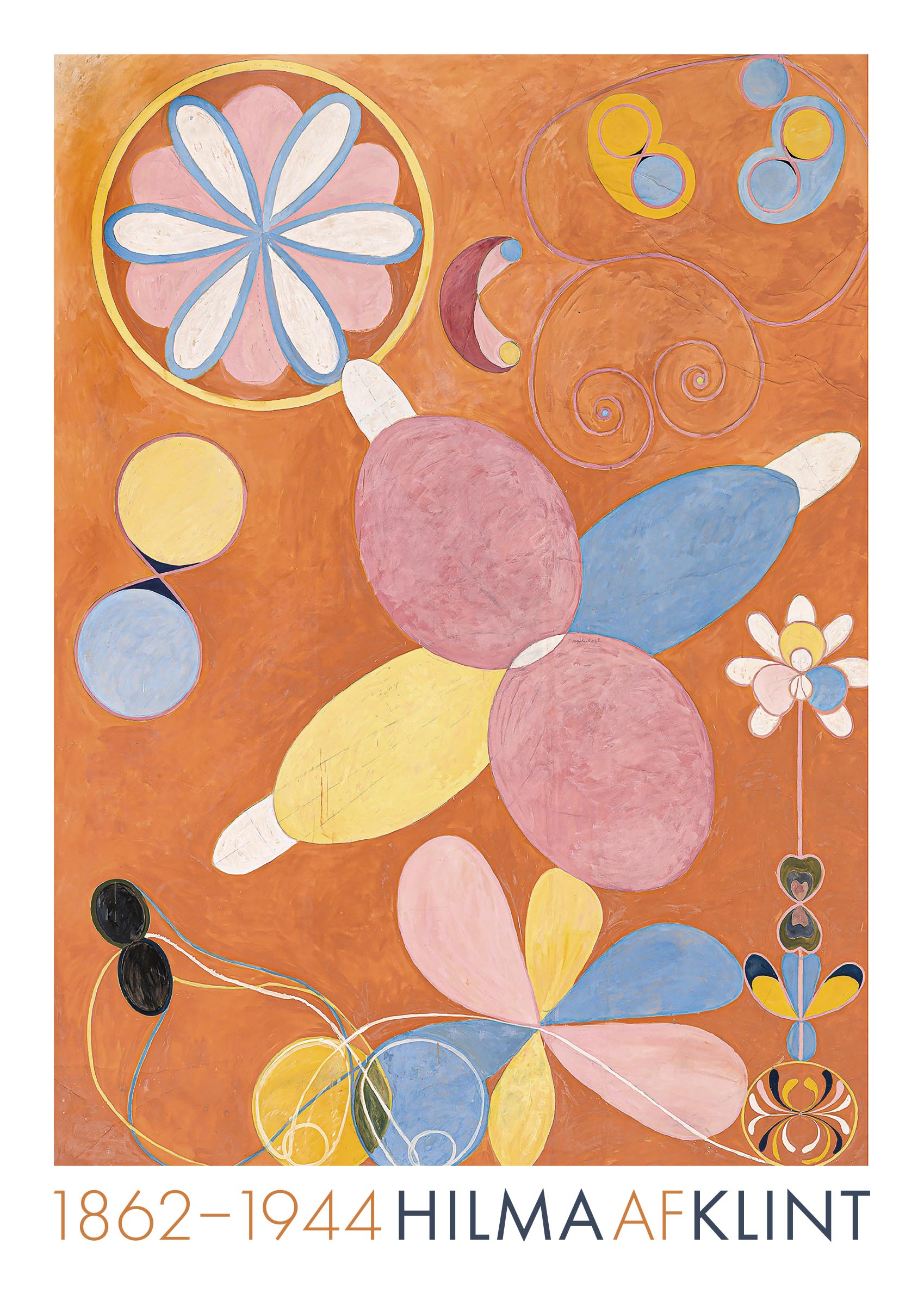 The Ten Largest No.4 Poster - Abstract illustration (70x100 cm)