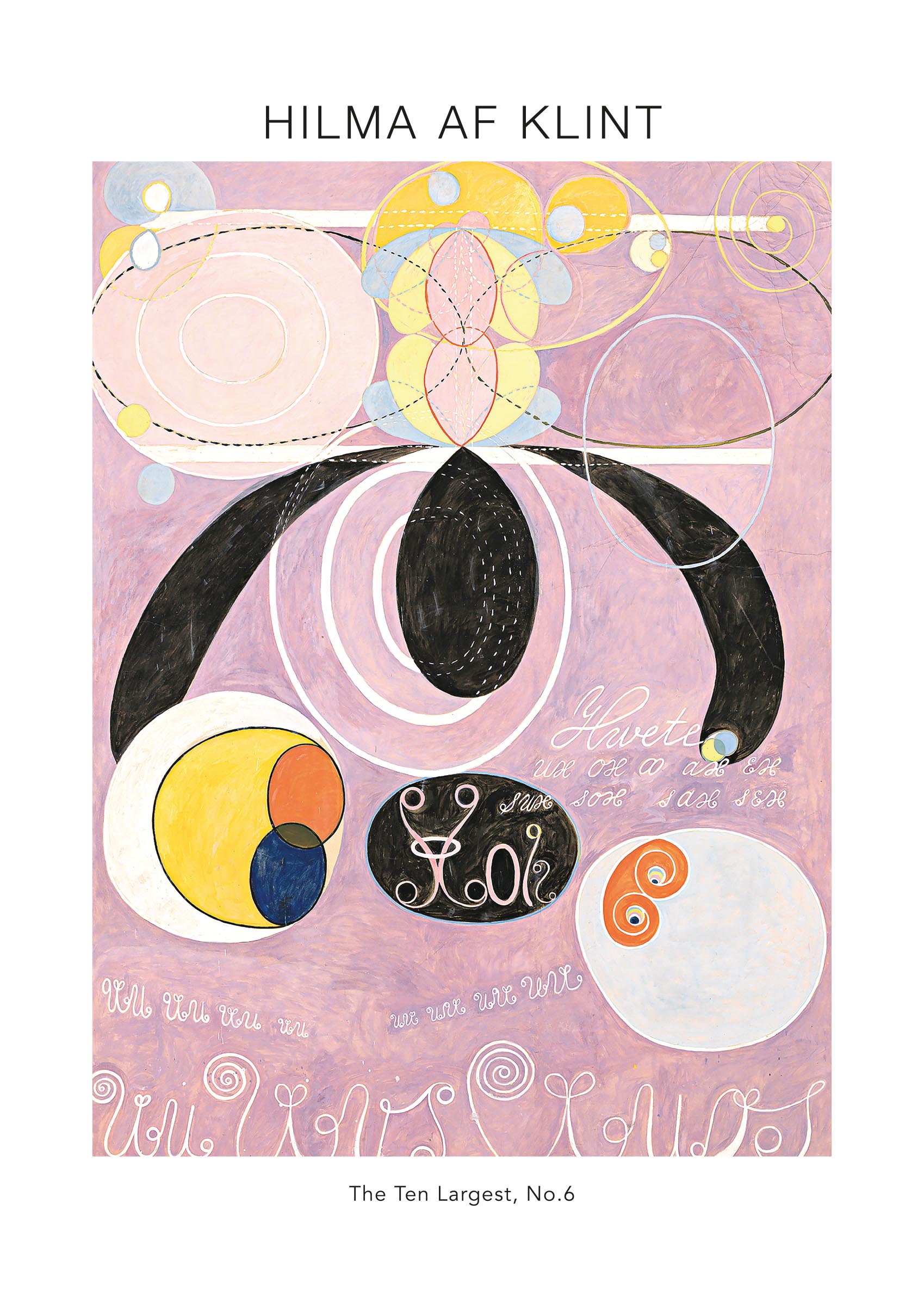 The Ten Largest No.6 Poster - Abstract illustration (50x70 cm)