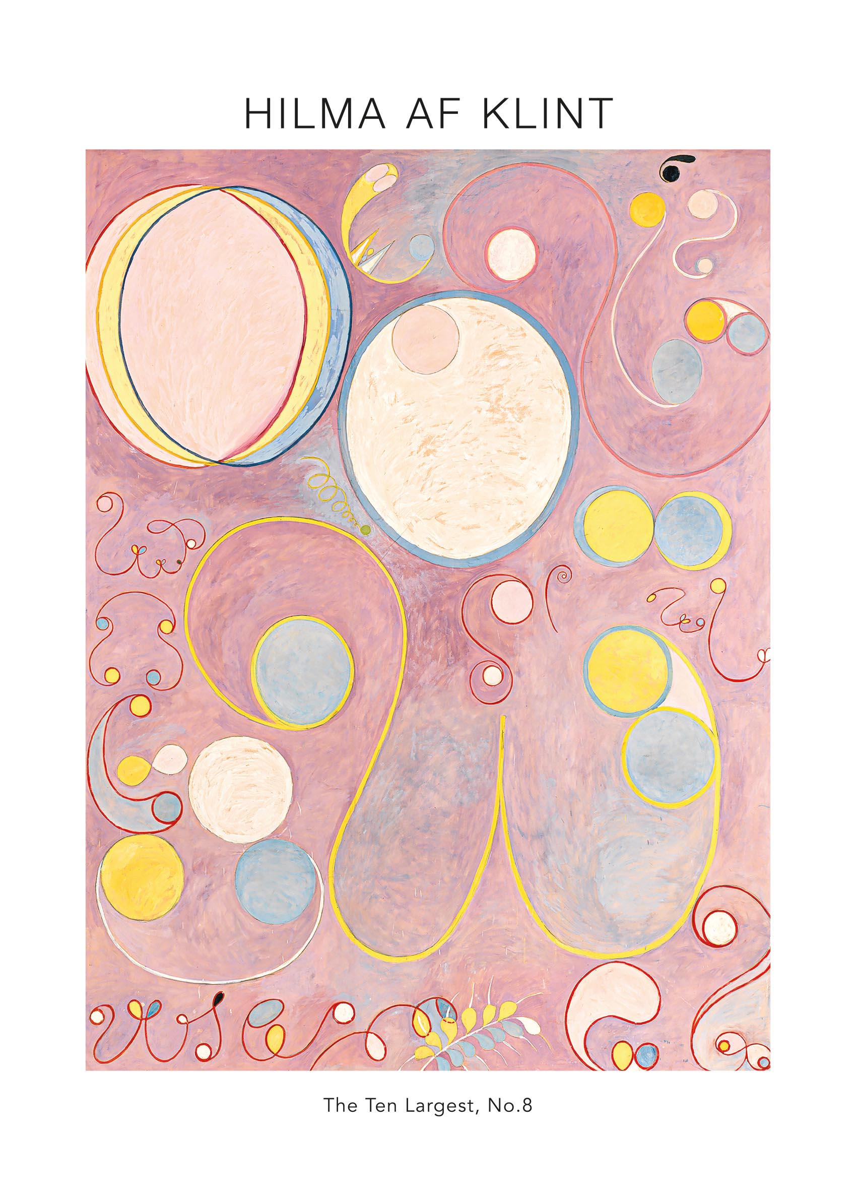The Ten Largest No.8 Poster - Abstract illustration (50x70 cm)