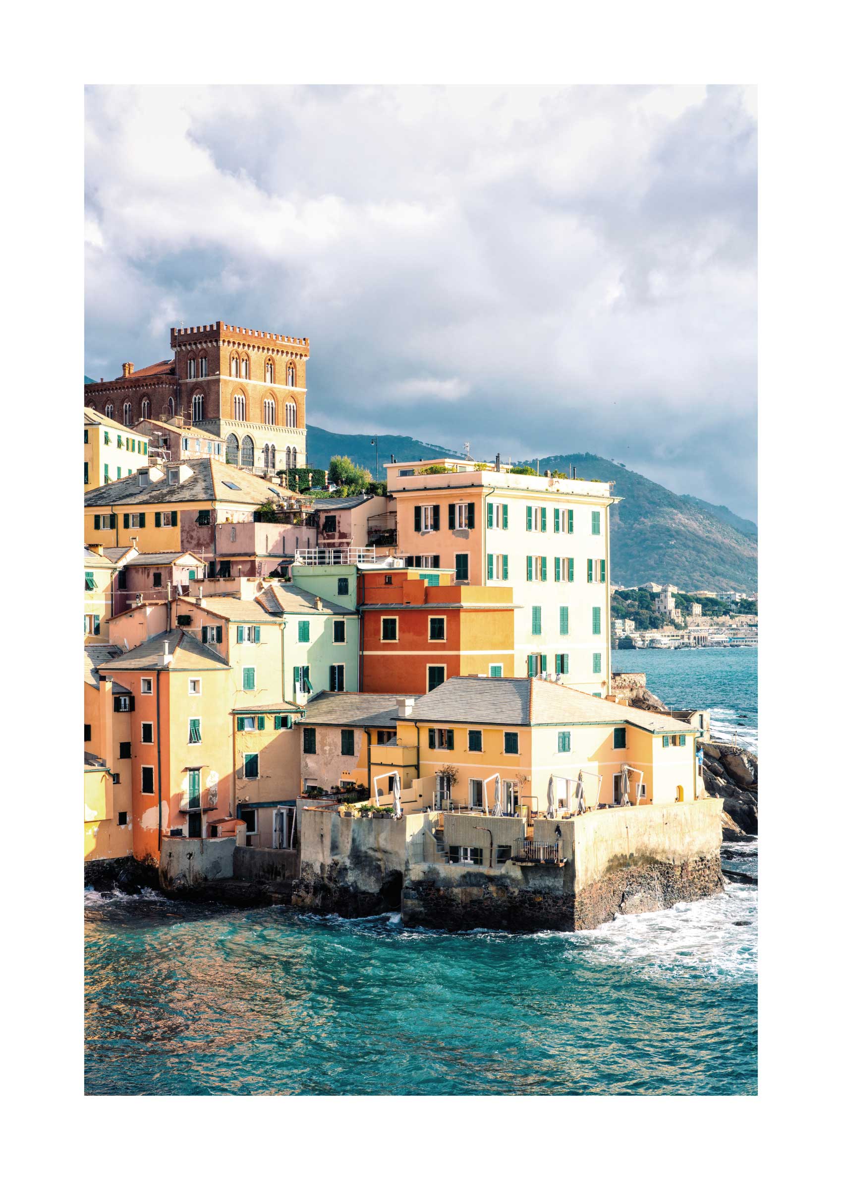 Somewhere In Italy Poster - Küstenlandschaft Fotografie (50x70 cm)