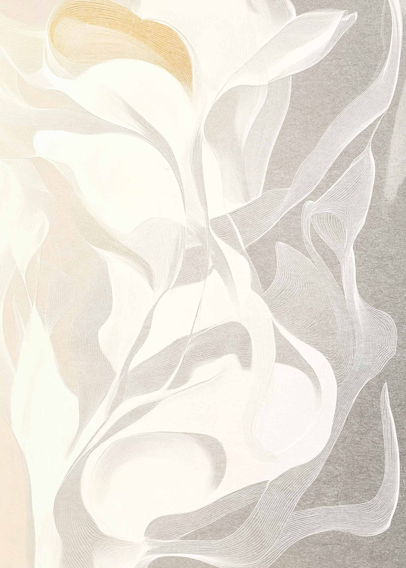 Fluid Organic Forms I Poster - Abstrakte Grafik (70x100 cm)