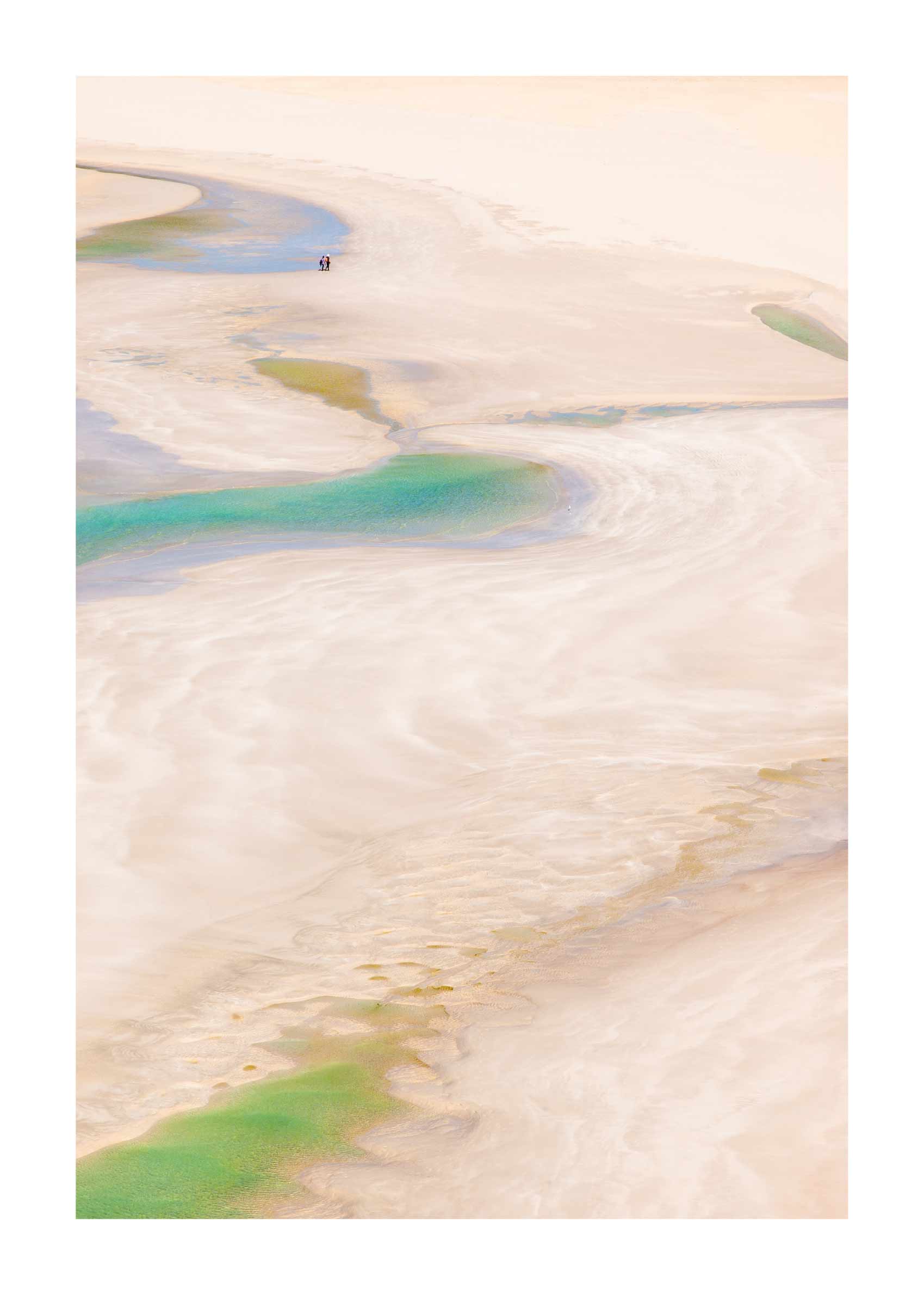 Aerial Beach - Kystfotografi (70x100 cm)