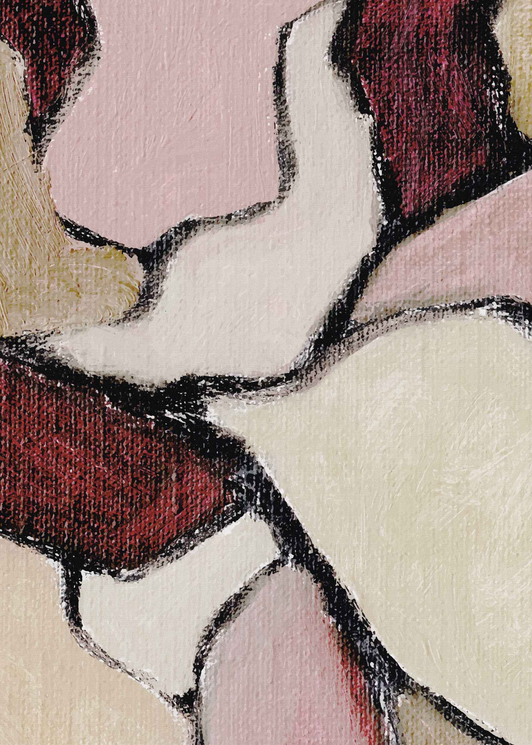Cherry Picking Poster - Abstract illustration (40x50 cm)