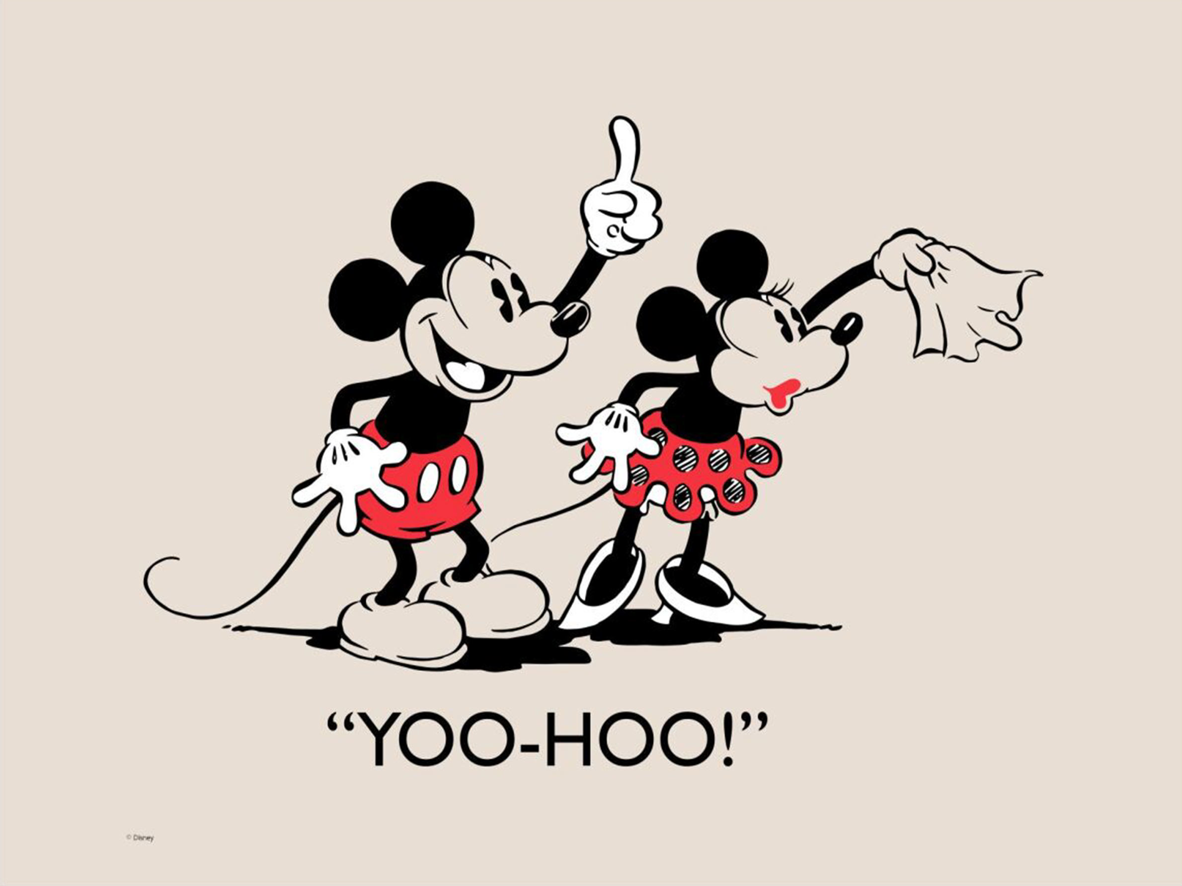 Disney Mickey Mouse Vintage No. 03 Poster - Character illustration (21x30 cm)