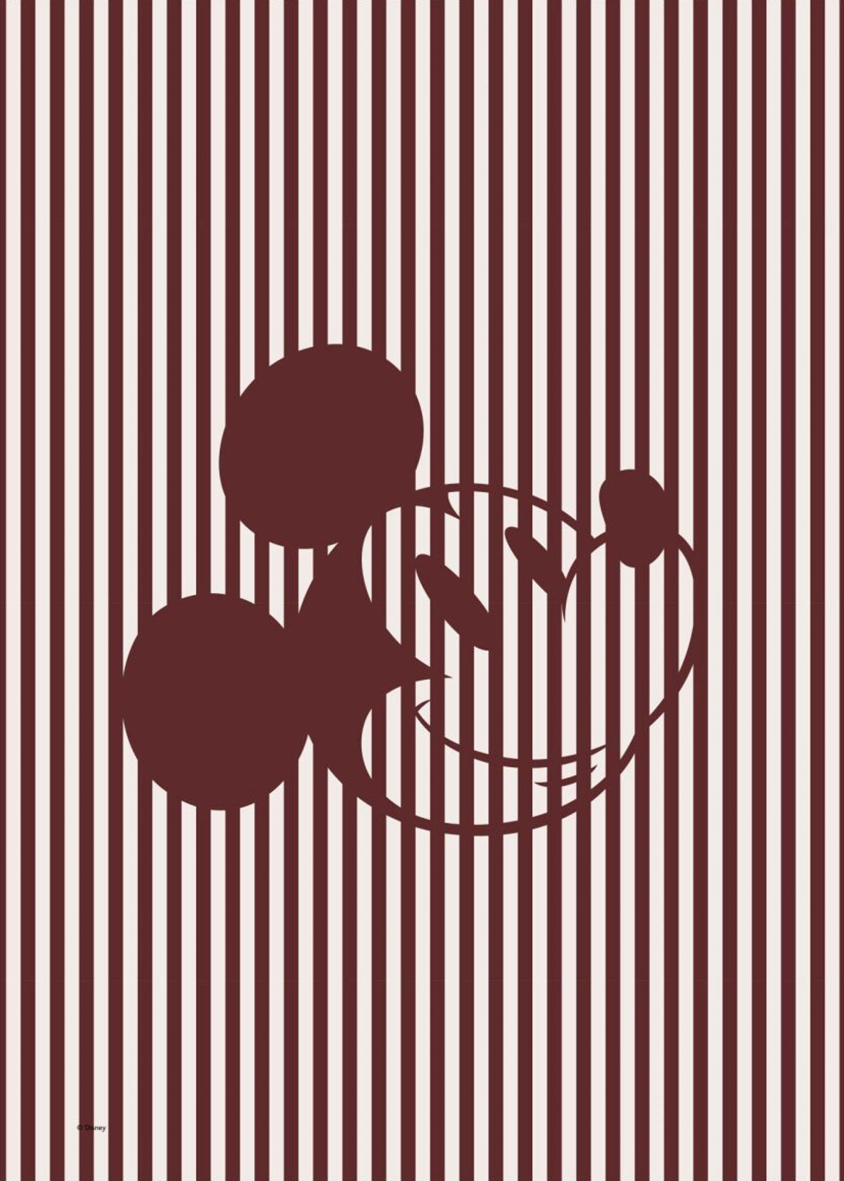 Mickey Mouse Stripe Classic Poster - FigurenGrafik (40x50 cm)