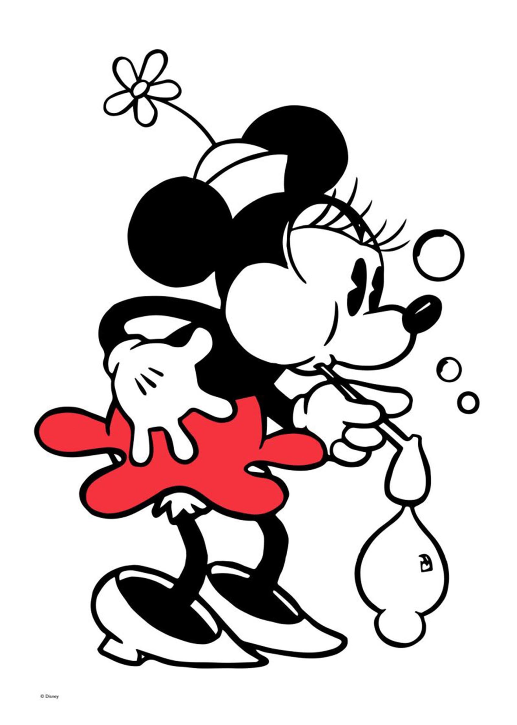 Minnie Mouse Bubble Play - FigurenGrafik (40x50 cm)