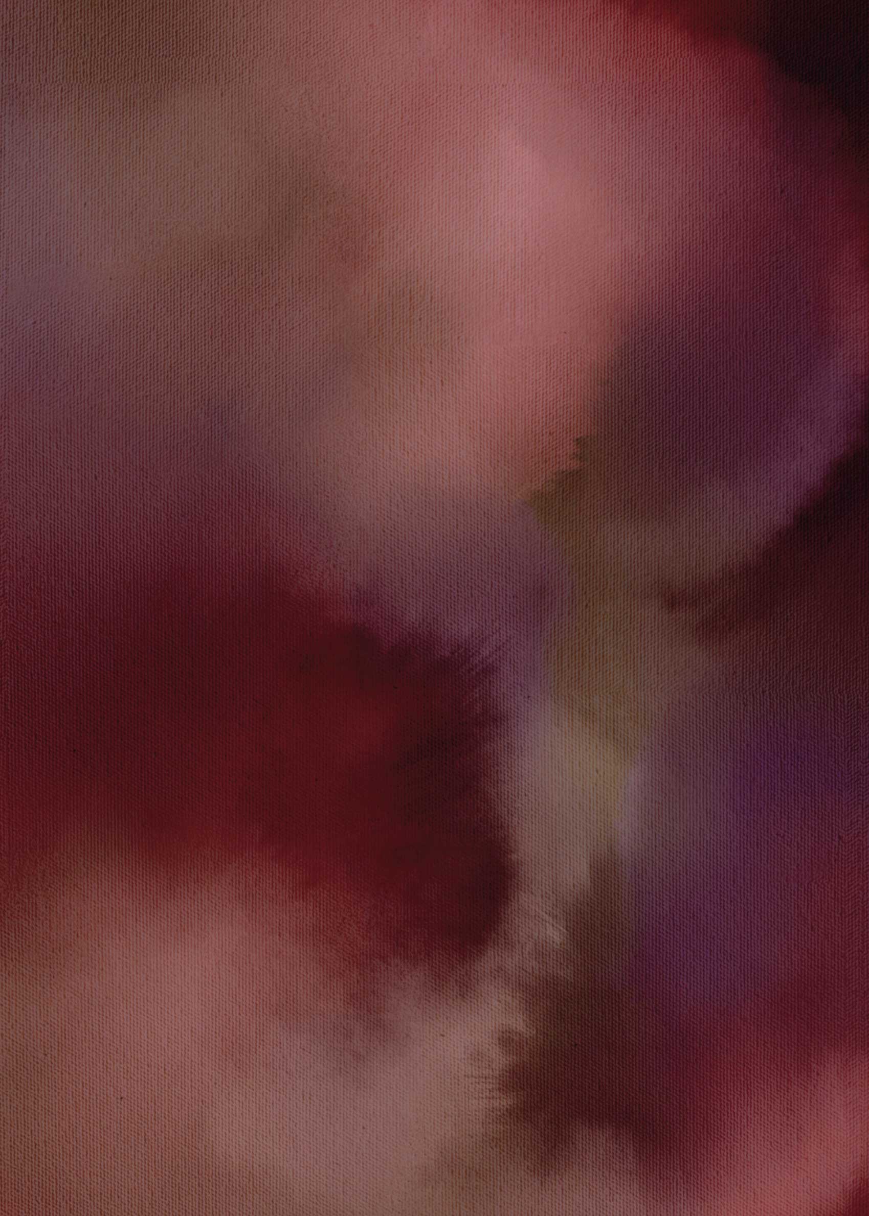 Cherry Wine Poster - Abstrakte Malerei (50x70 cm)