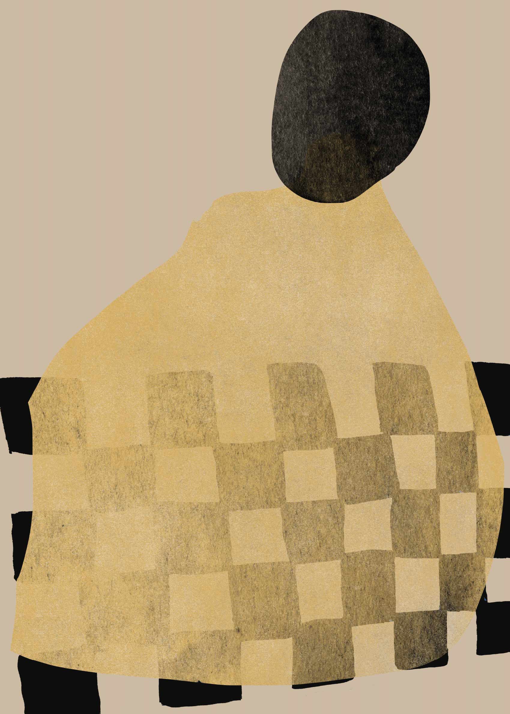 The Game Poster - Abstract illustration (30x40 cm)