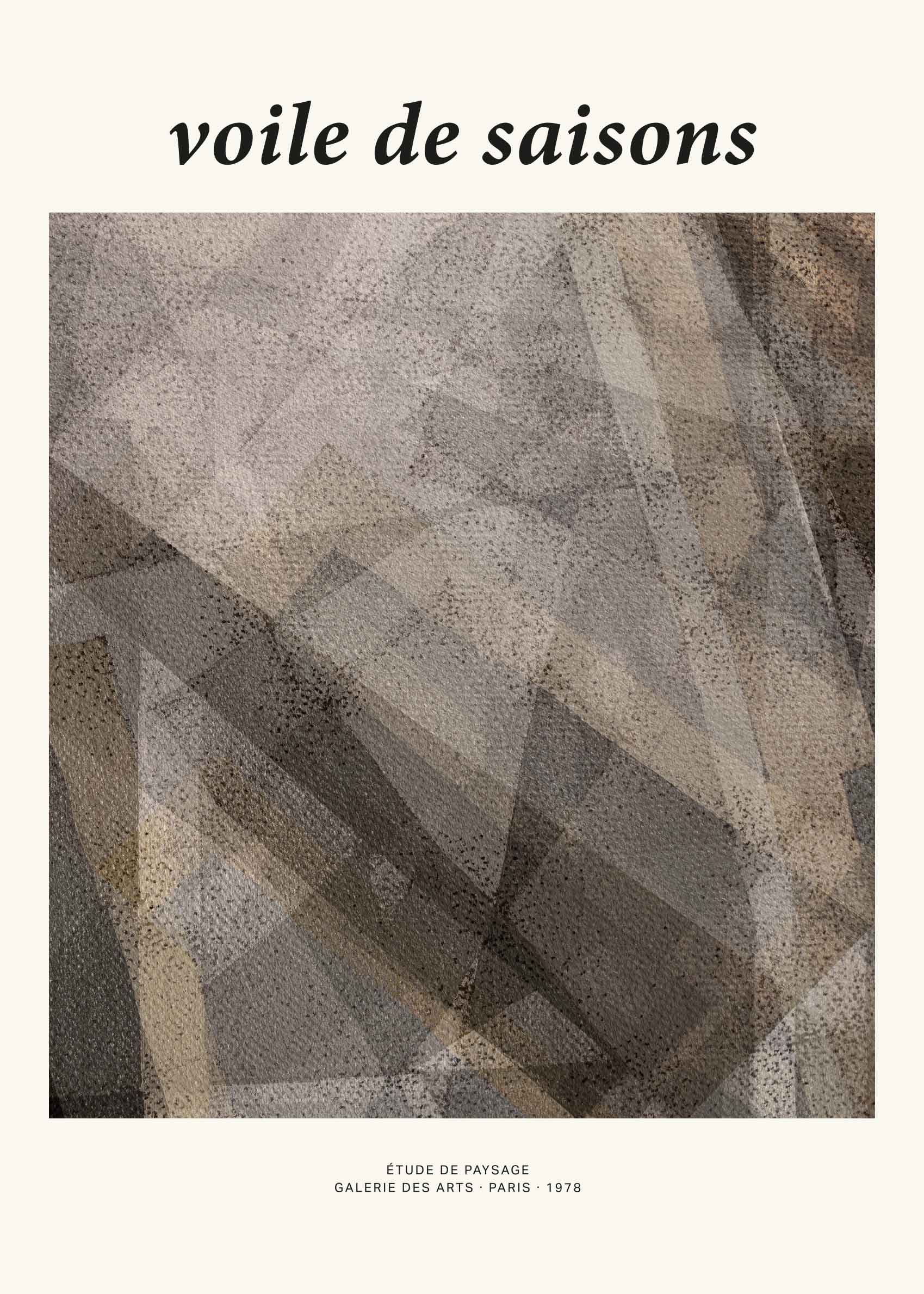 Voile de Saisons Poster - Abstract gallery print (50x70 cm)