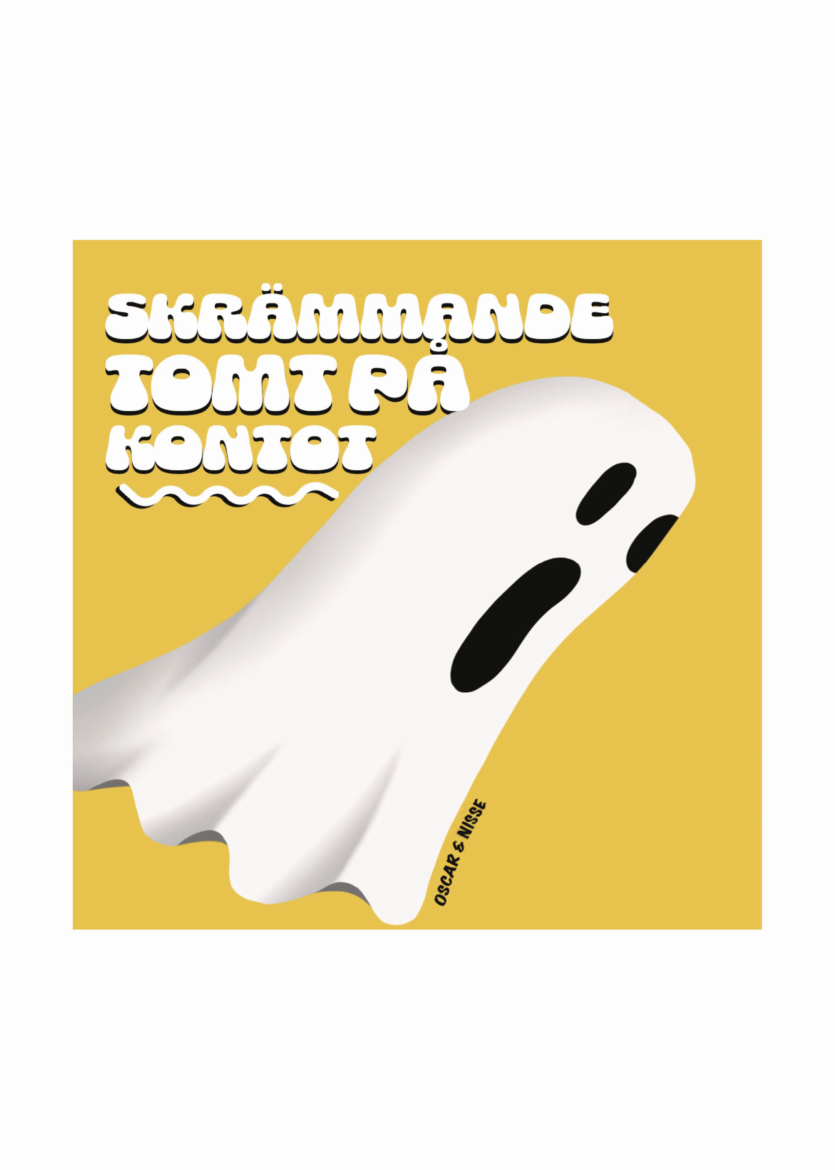 Skuggan Poster - Geisterillustration (40x50 cm)