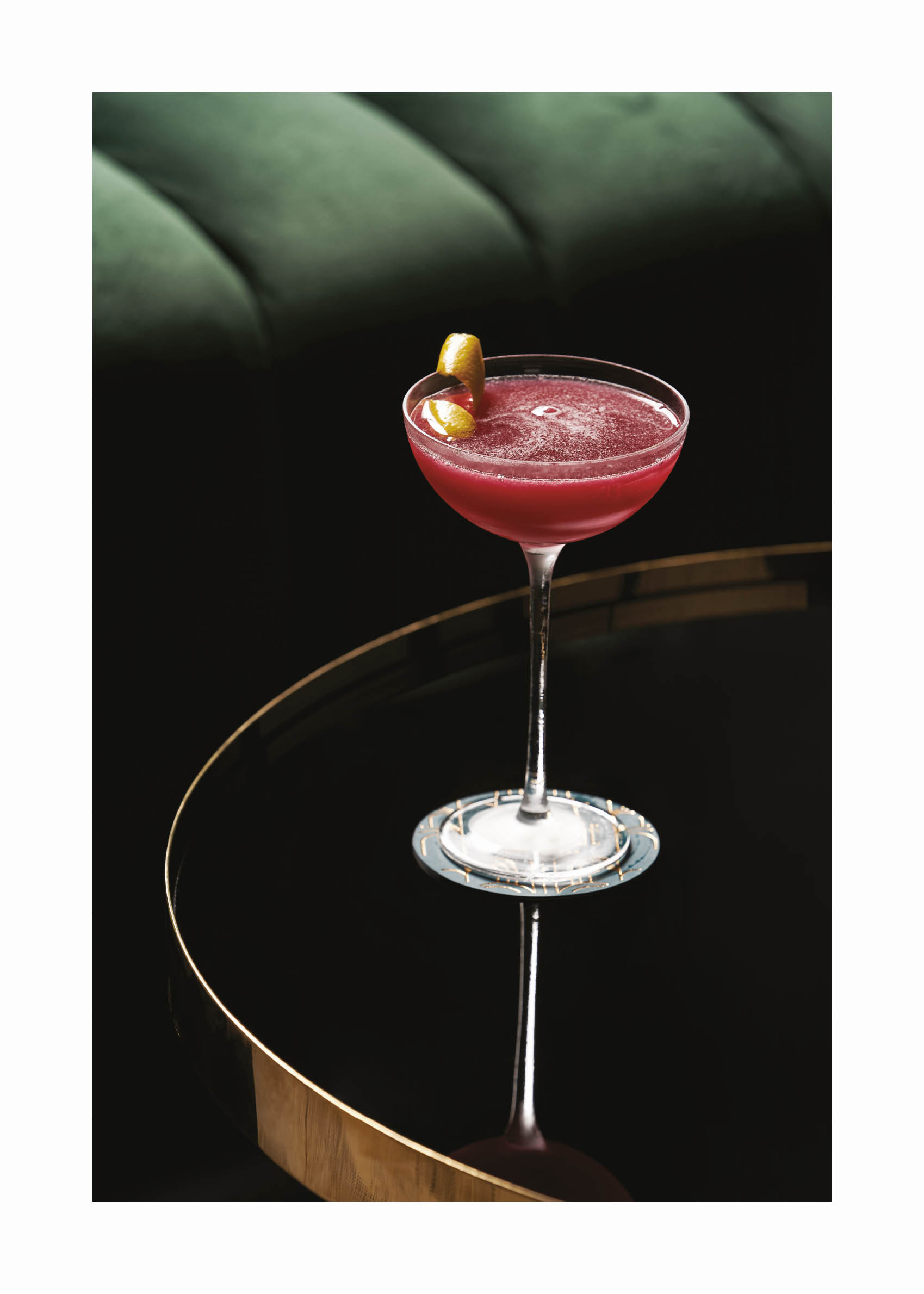 Clover Club Poster - Cocktail photography (21x30 cm)