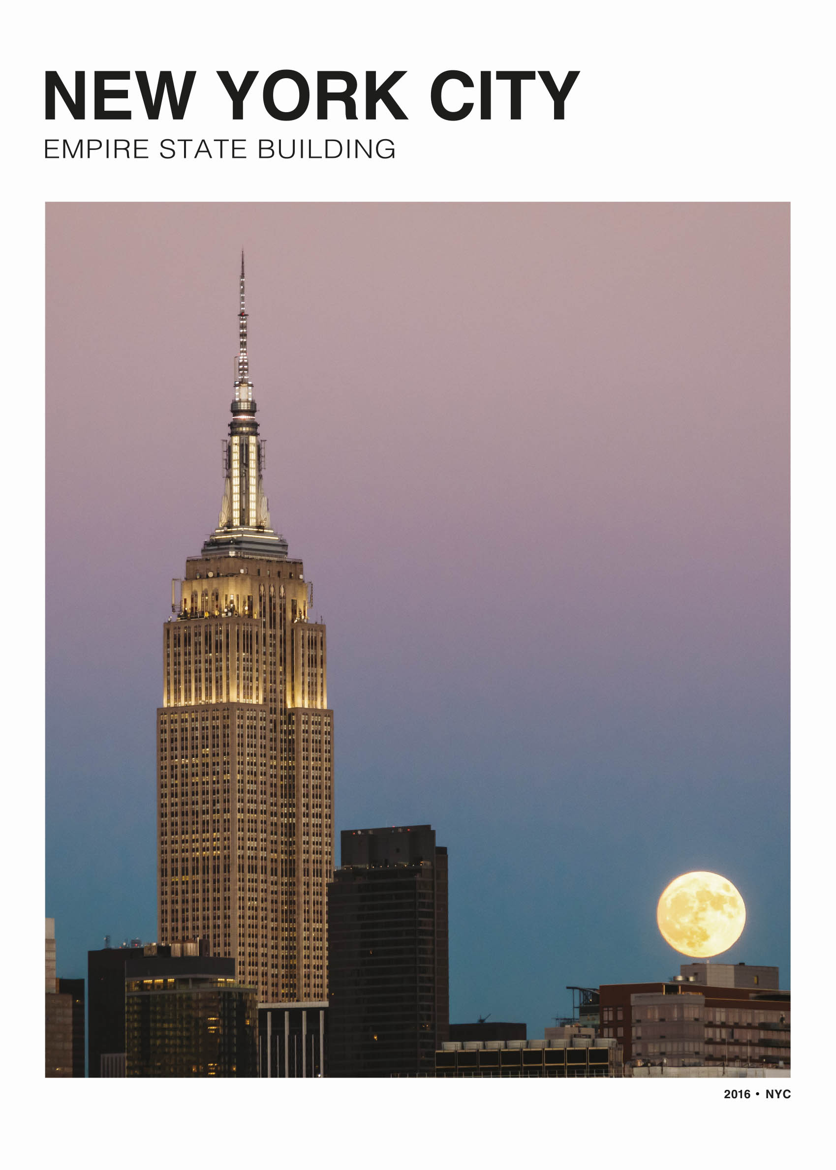 City of New York Poster - City photography (50x70 cm)