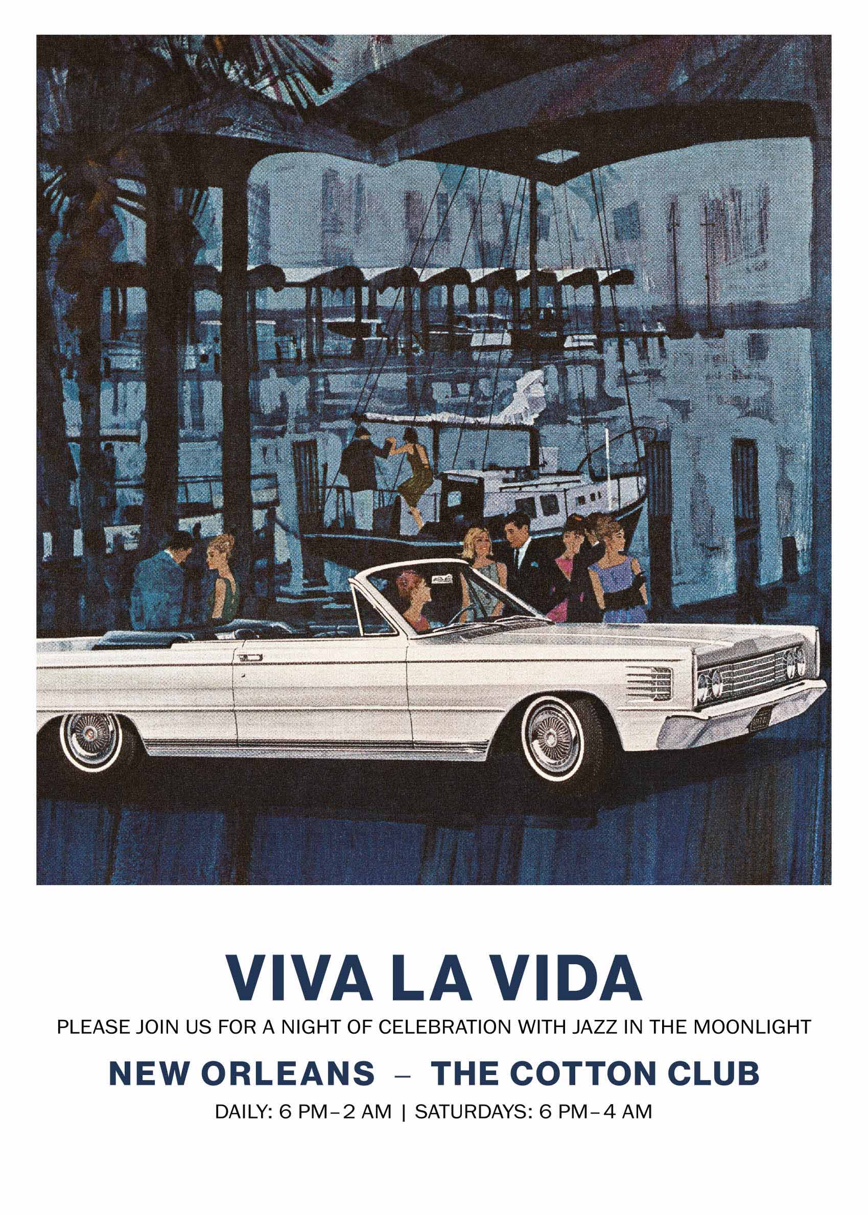 Viva la Vida plakat - Bilillustration (50x70 cm)