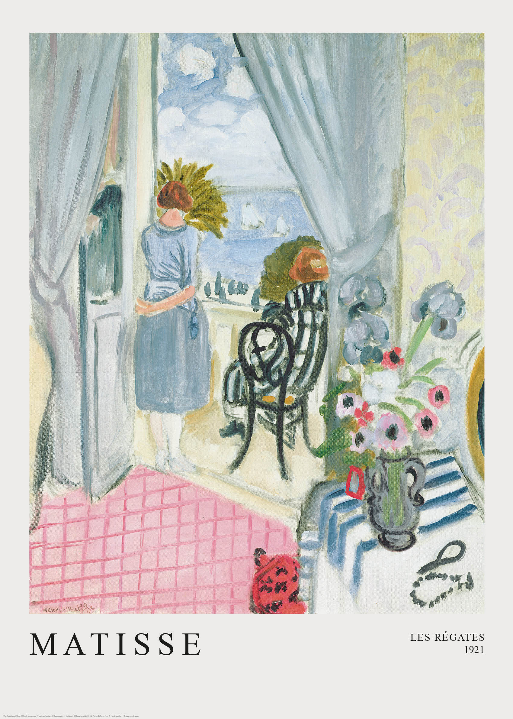 Les Regates Poster - Interior painting (50x70 cm)