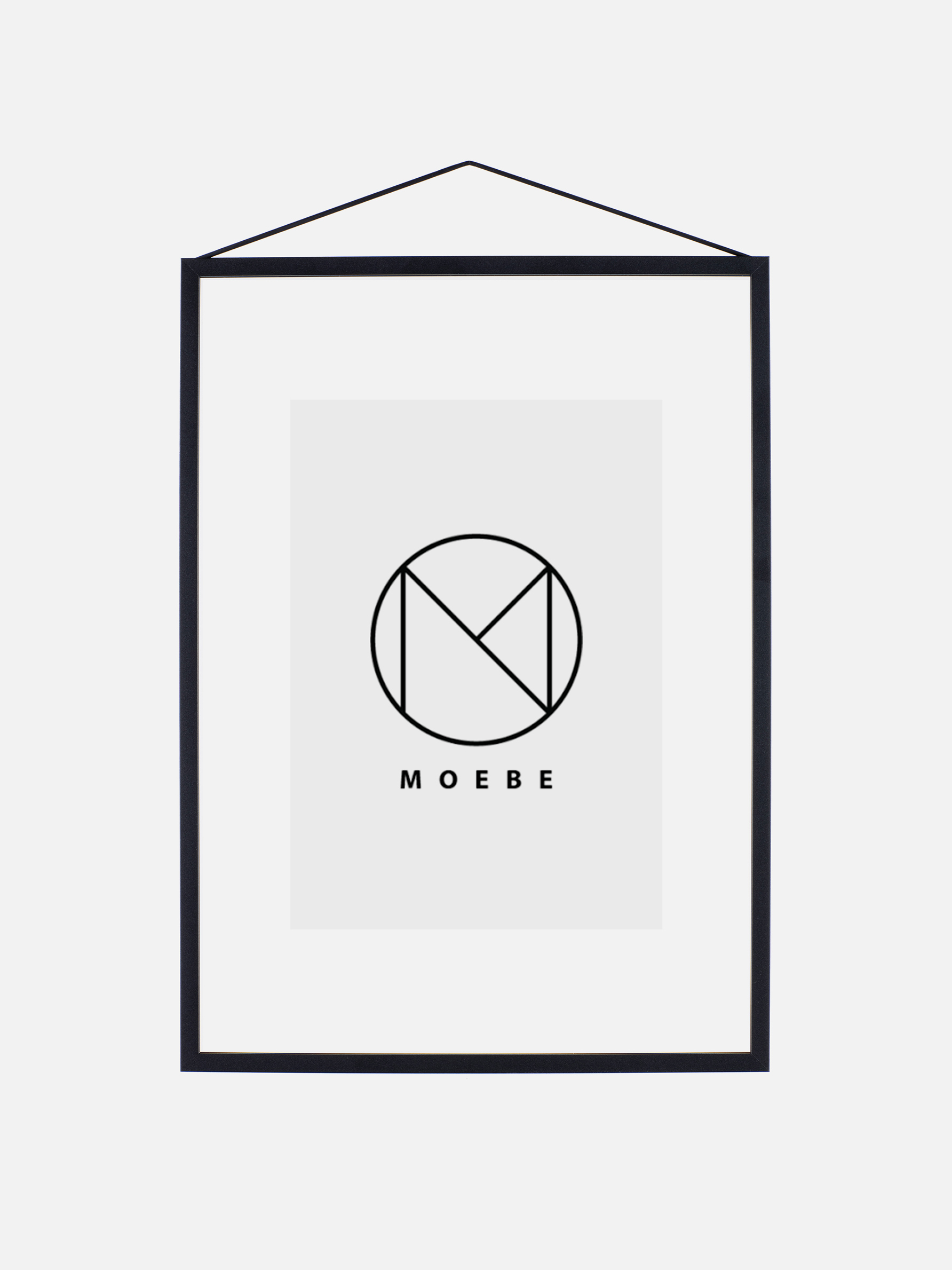 Moebe Frame Black - Black aluminum frame (A2 (44x61 cm))
