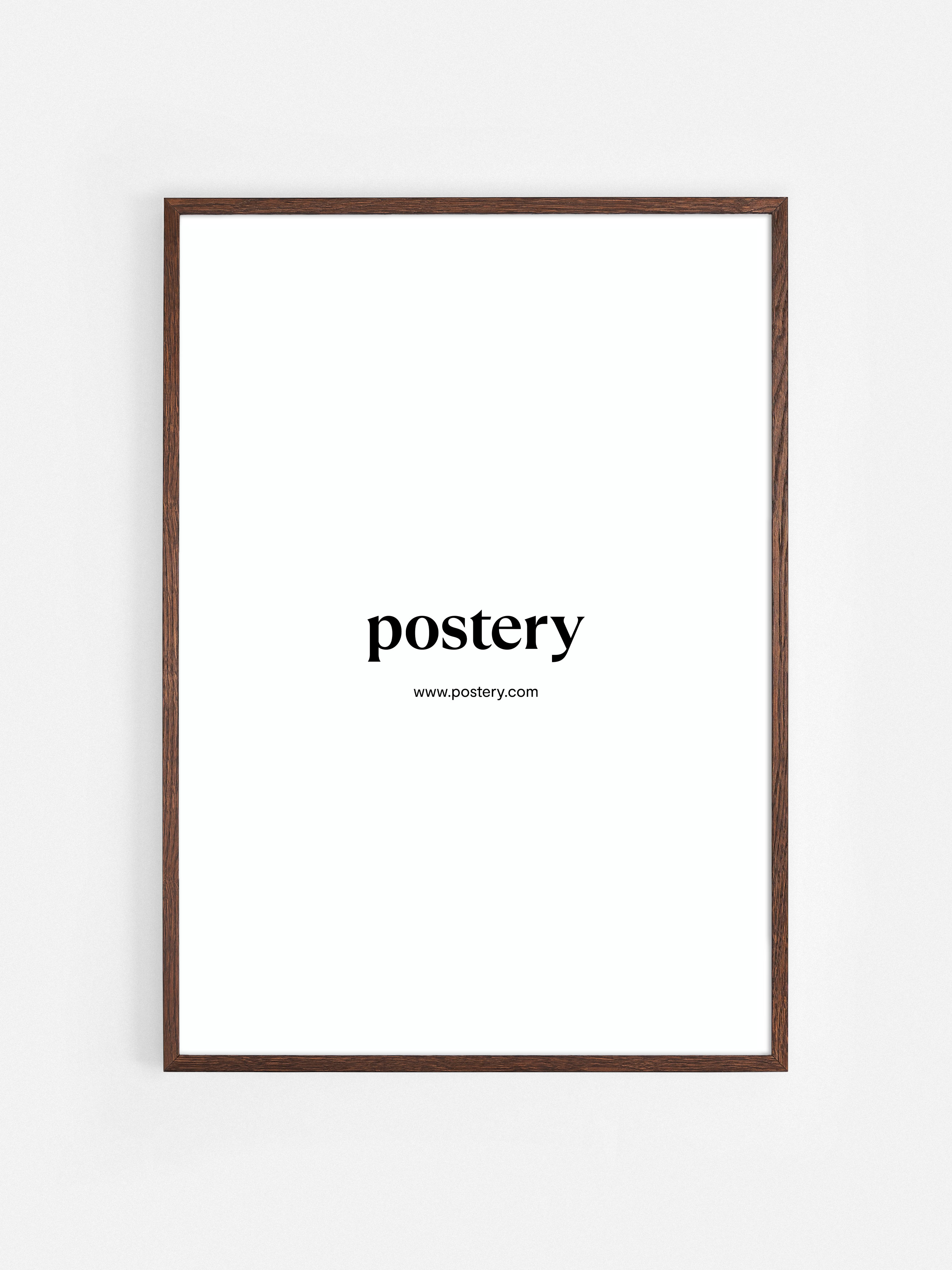 Picture Frame Dark Oak - Dark oak finish (30x40 cm)