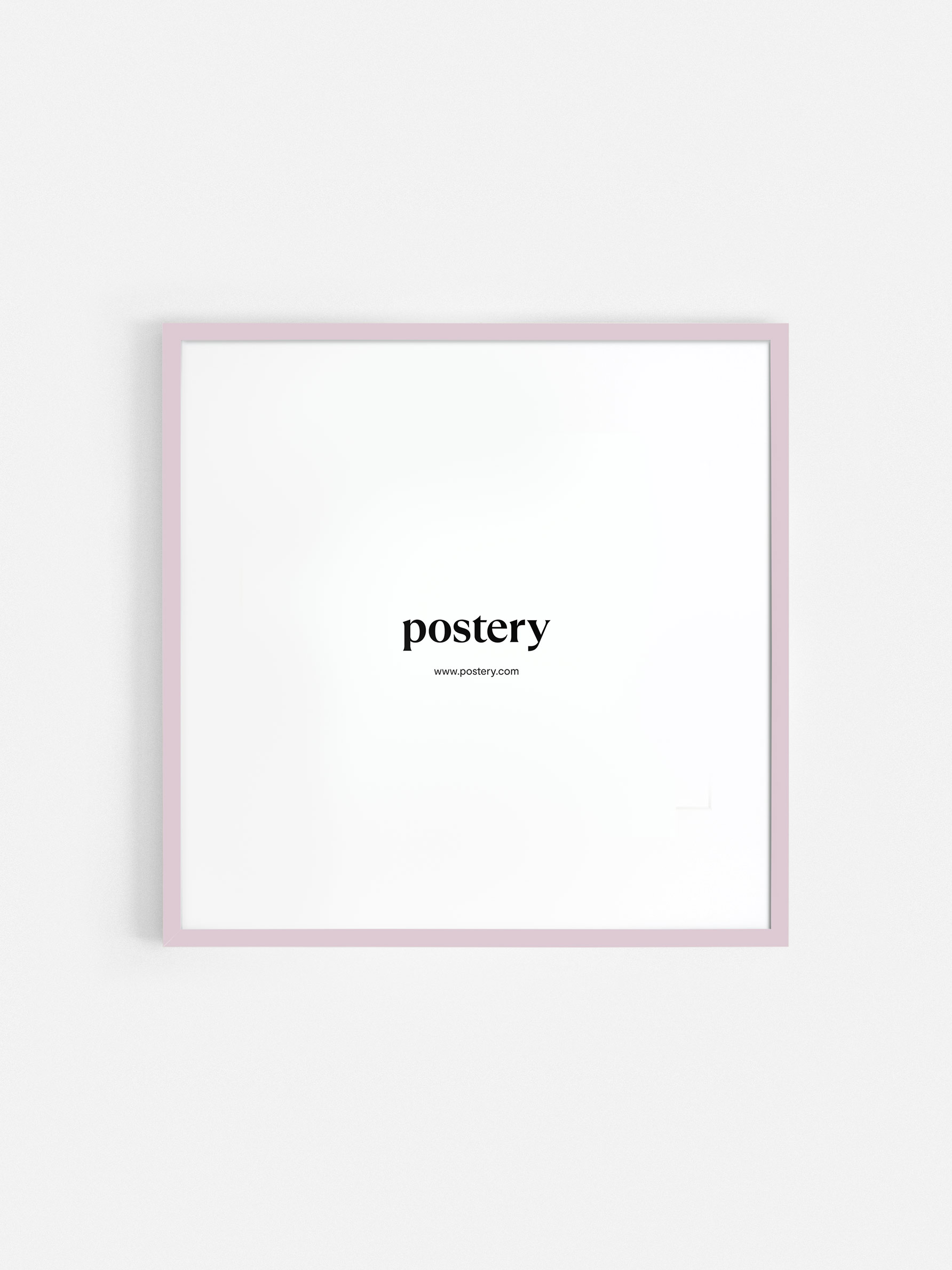 Square Picture Frame Pastel Purple - Pastel purple, square format (70x70 cm)