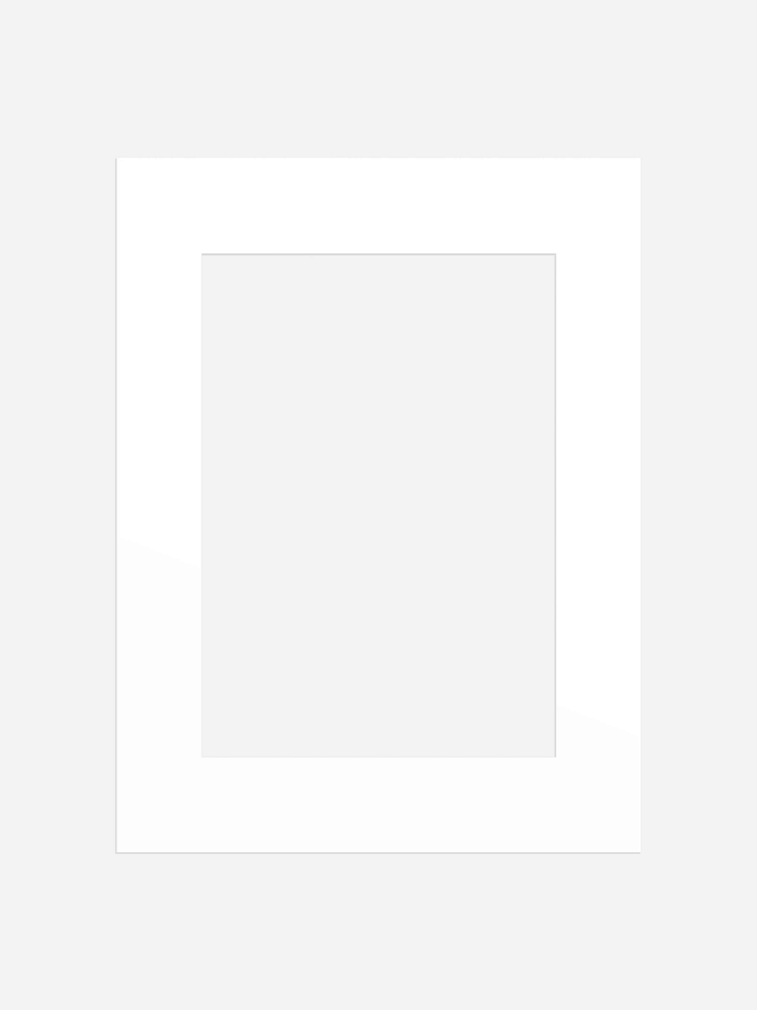 Mat Board White - White passepartout (40x50 cm)