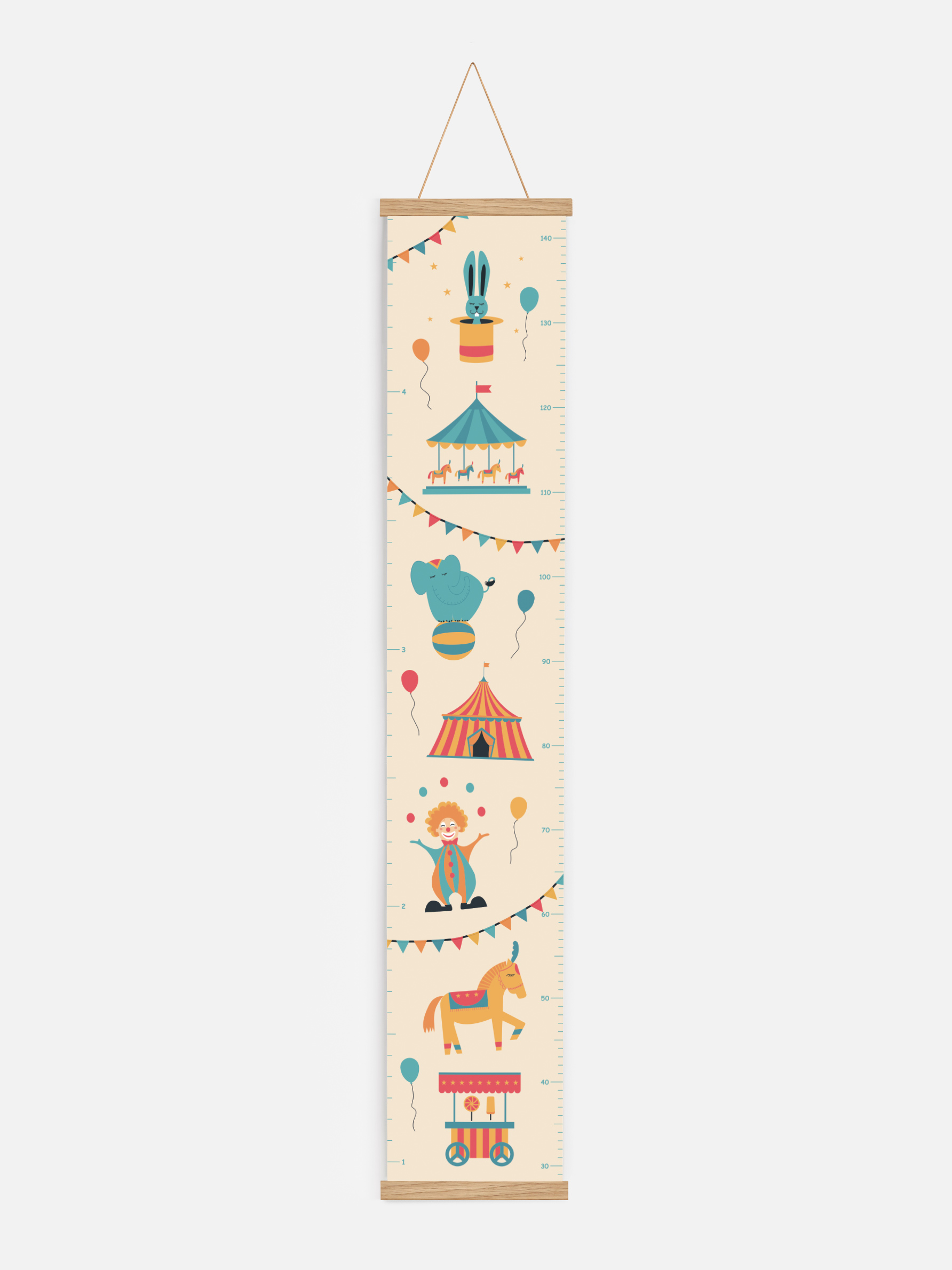 Height Chart - Little Circus Poster - Circus illustration (ONE SIZE)