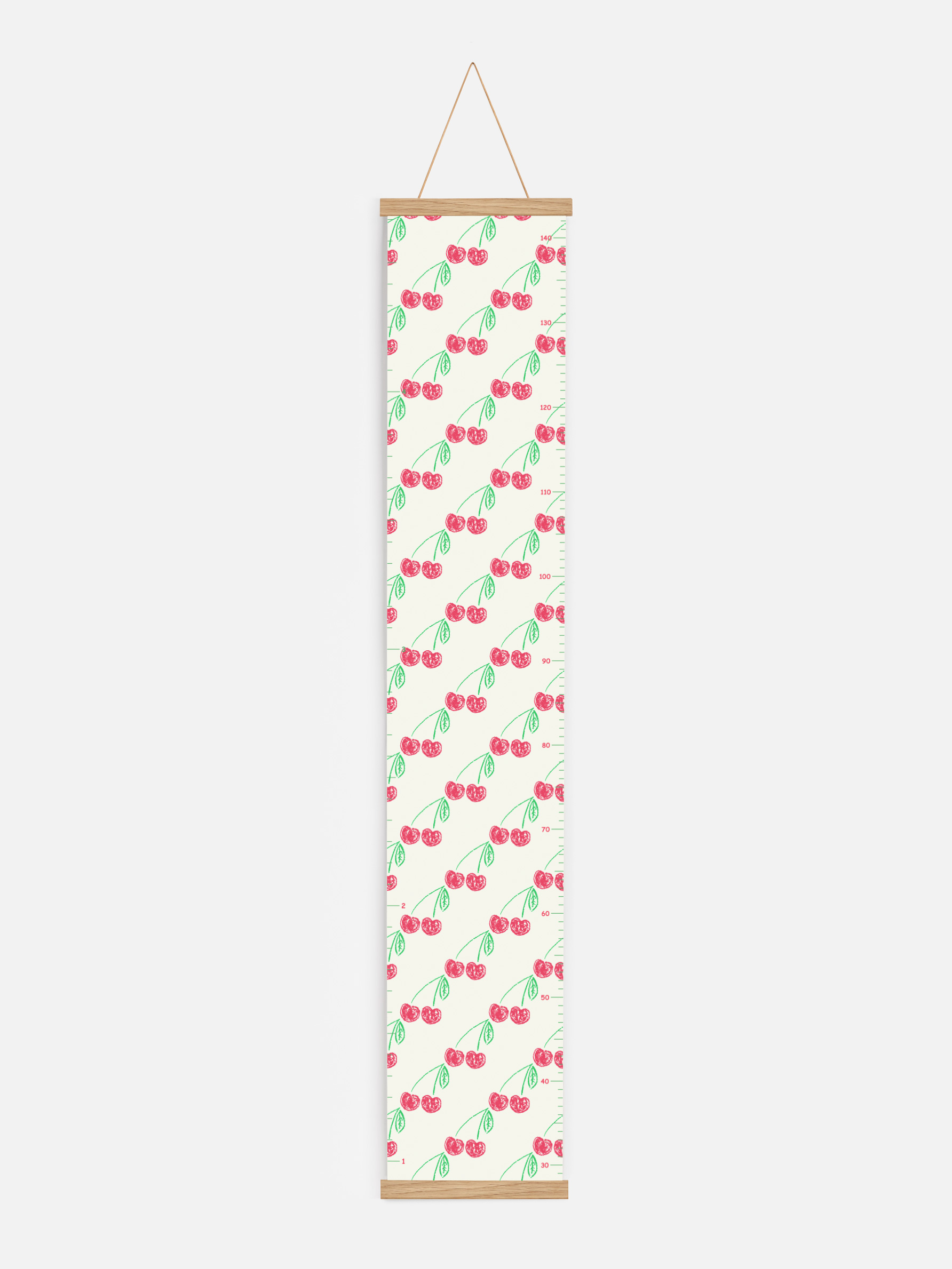 Height Chart - Cherry Harvest Poster - Cherry illustration (ONE SIZE)
