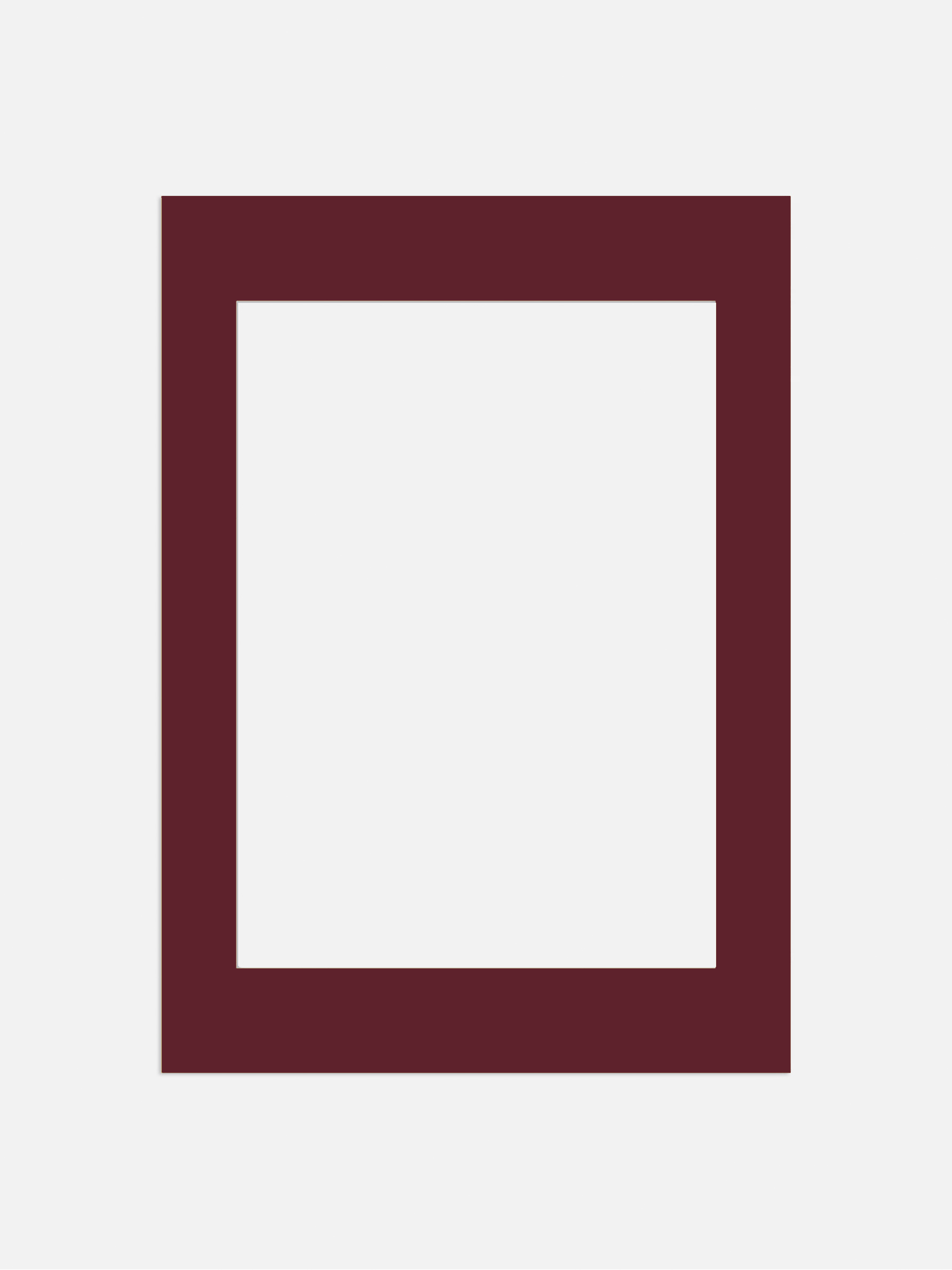 Mat Board Red - Red passepartout (30x40 cm)