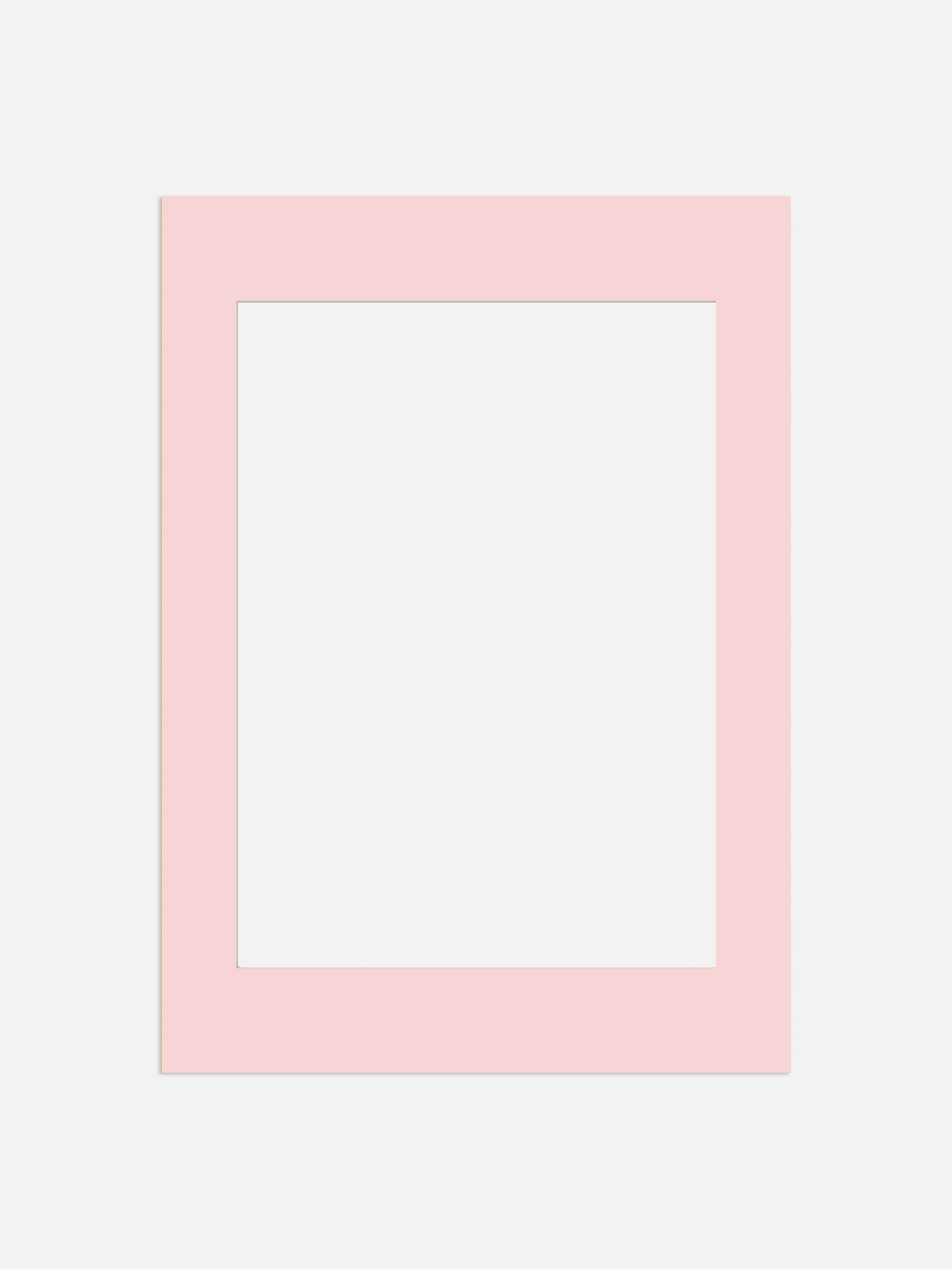 Mat Board Pastel Pink - Pastel pink passepartout (50x70 cm)