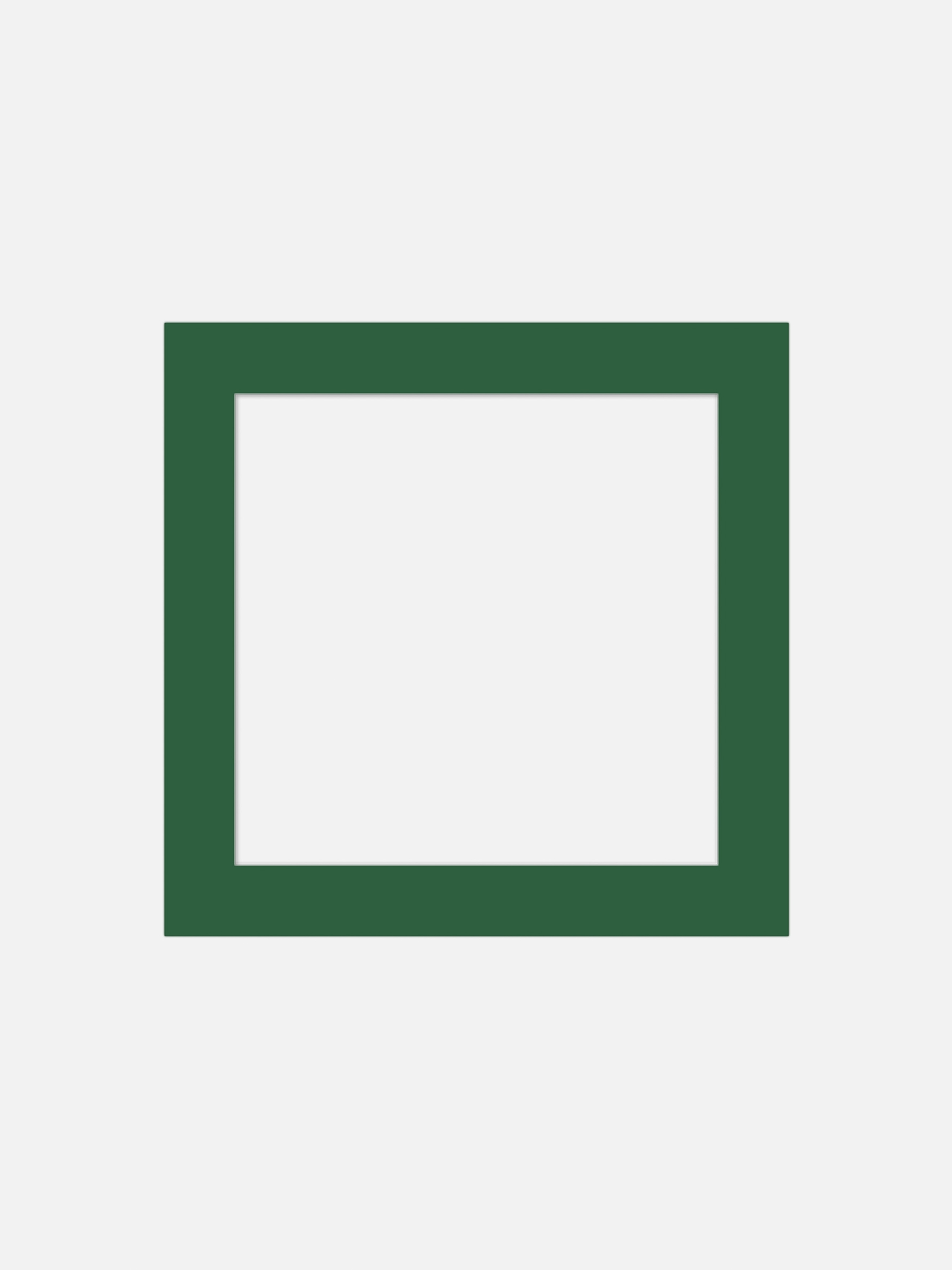 Square Mat Board Green - Green passepartout, square format (70x70 cm)