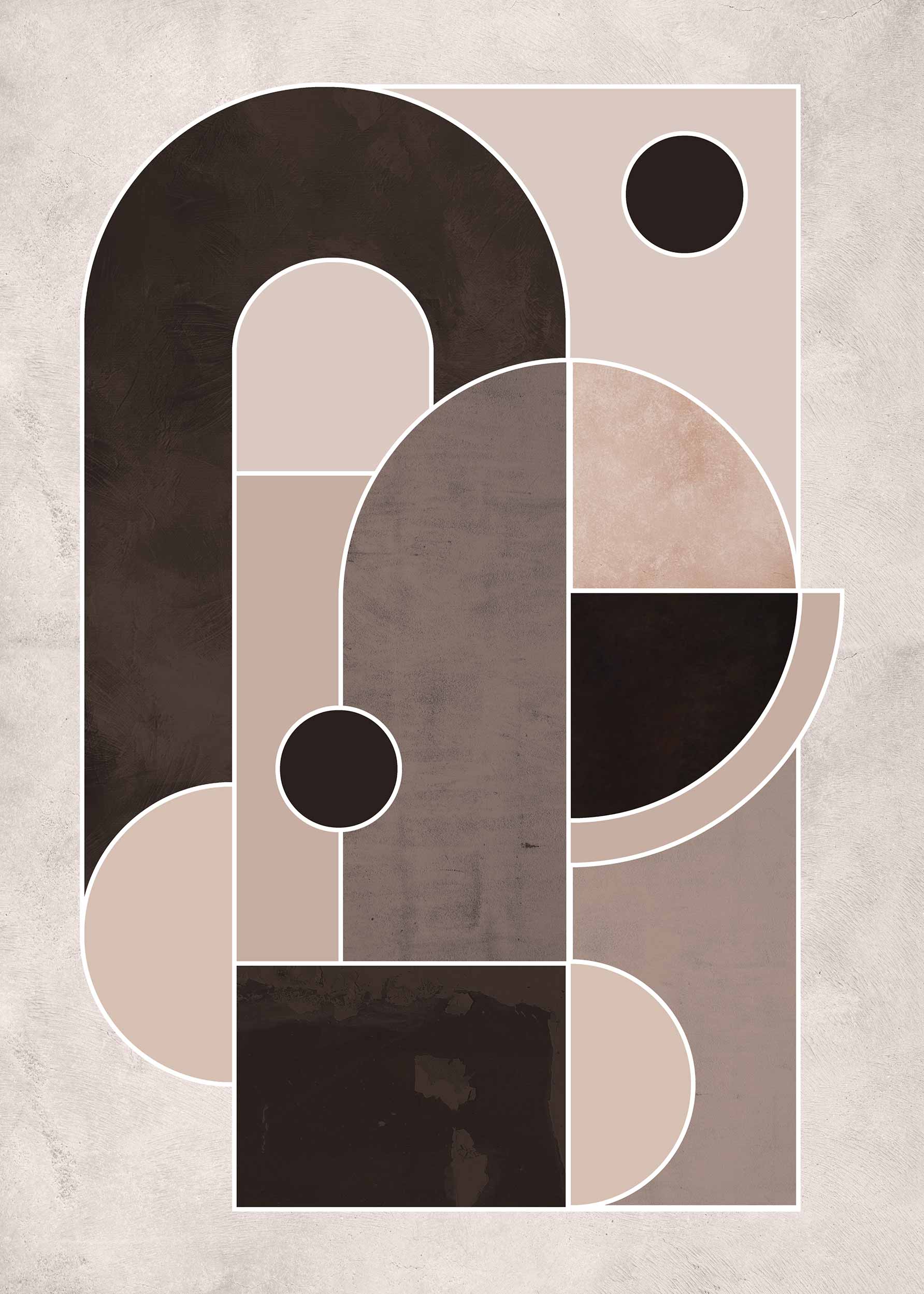 Abstract Forms No.2 Canvas - Abstract illustration (30x40 cm)