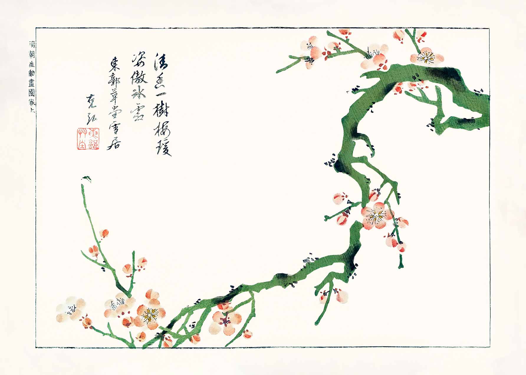 Sorimachi 409 by Ooka Shunboku Canvas - Blossom painting (30x40 cm)