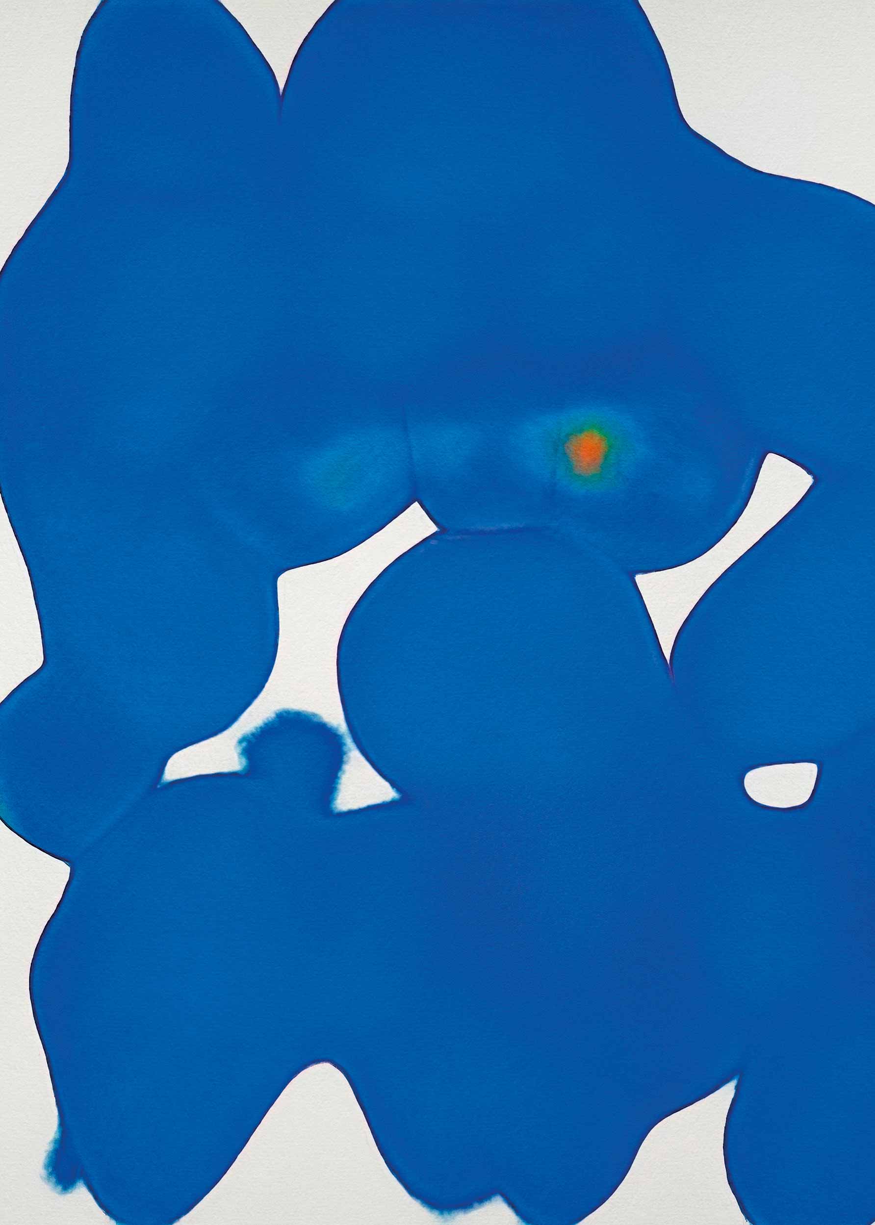Blueberries Leinwand - Abstrakte Malerei (50x70 cm)