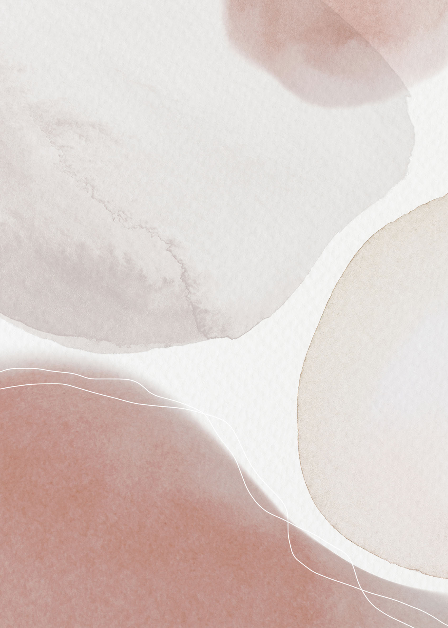 Watercolour Tones No.1 Canvas - Abstract watercolour (50x70 cm)