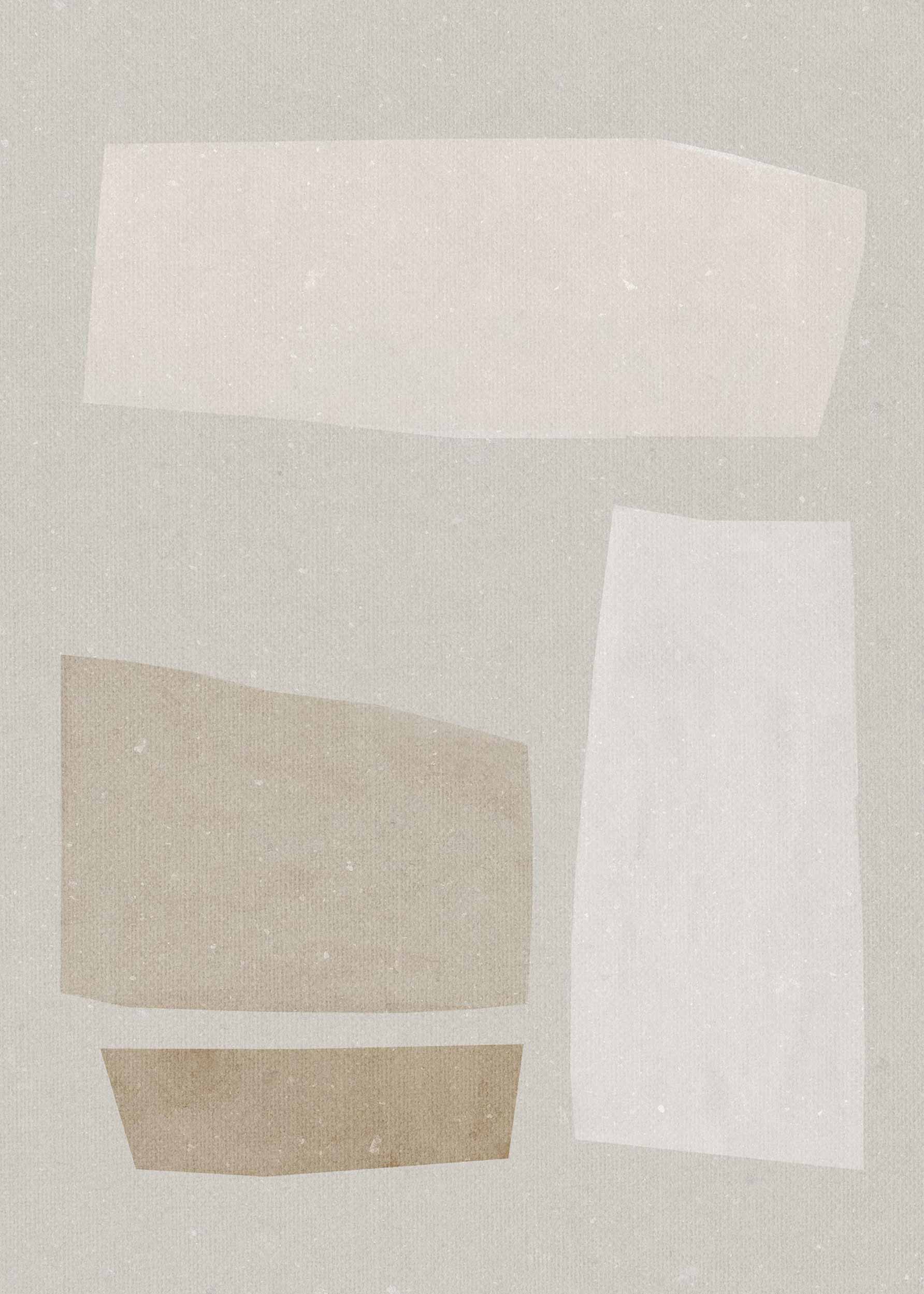 Pebbles Canvas - Abstract illustration (50x70 cm)