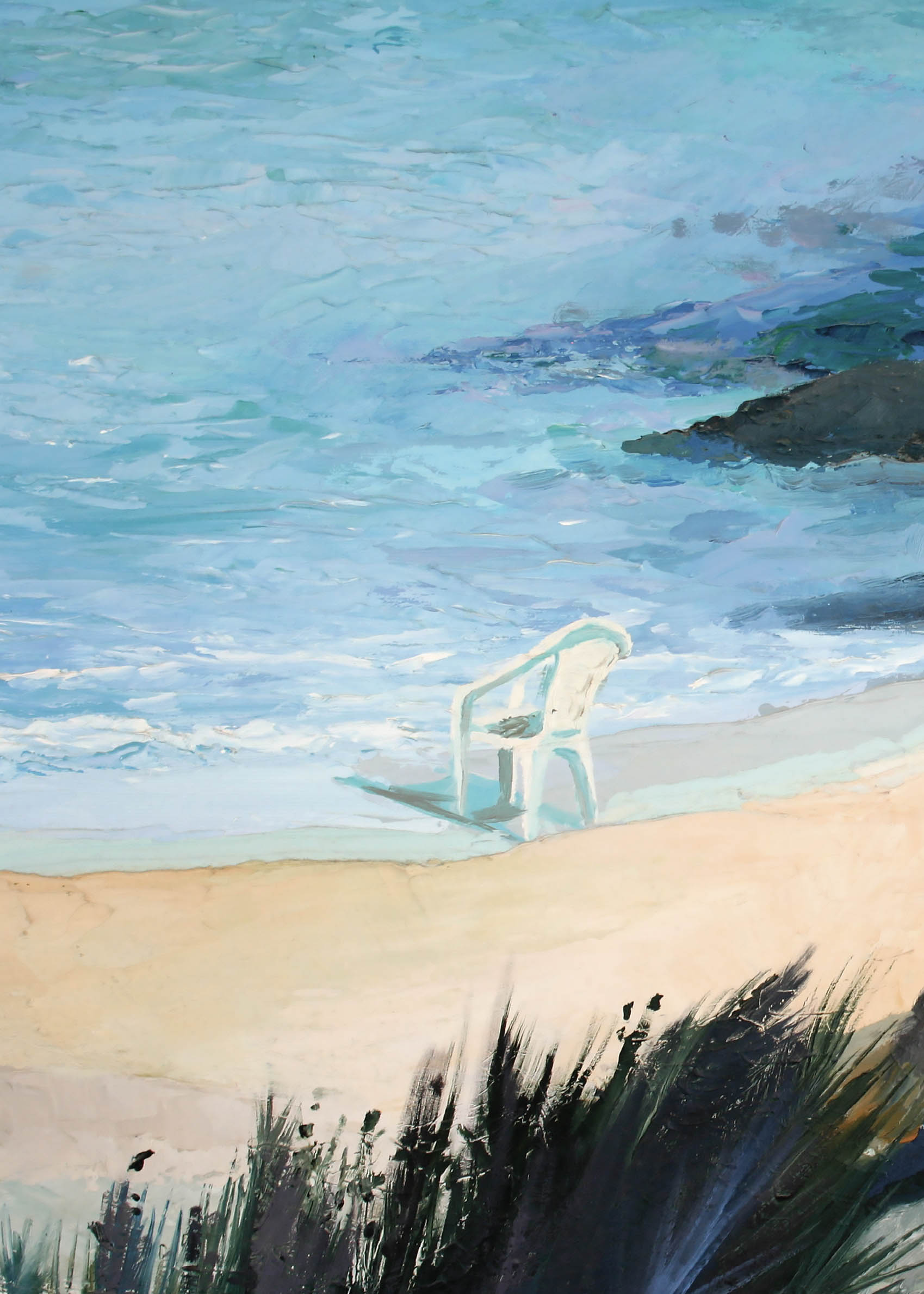 Ocean View Canvas - Coastal landscape photography (30x40 cm)