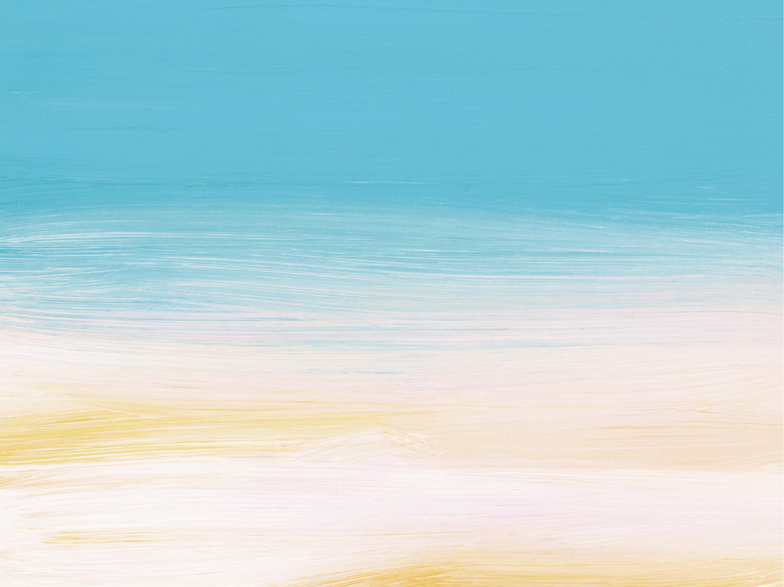 Blue Horizon Leinwand - Küstenlandschaftsmalerei (50x70 cm)