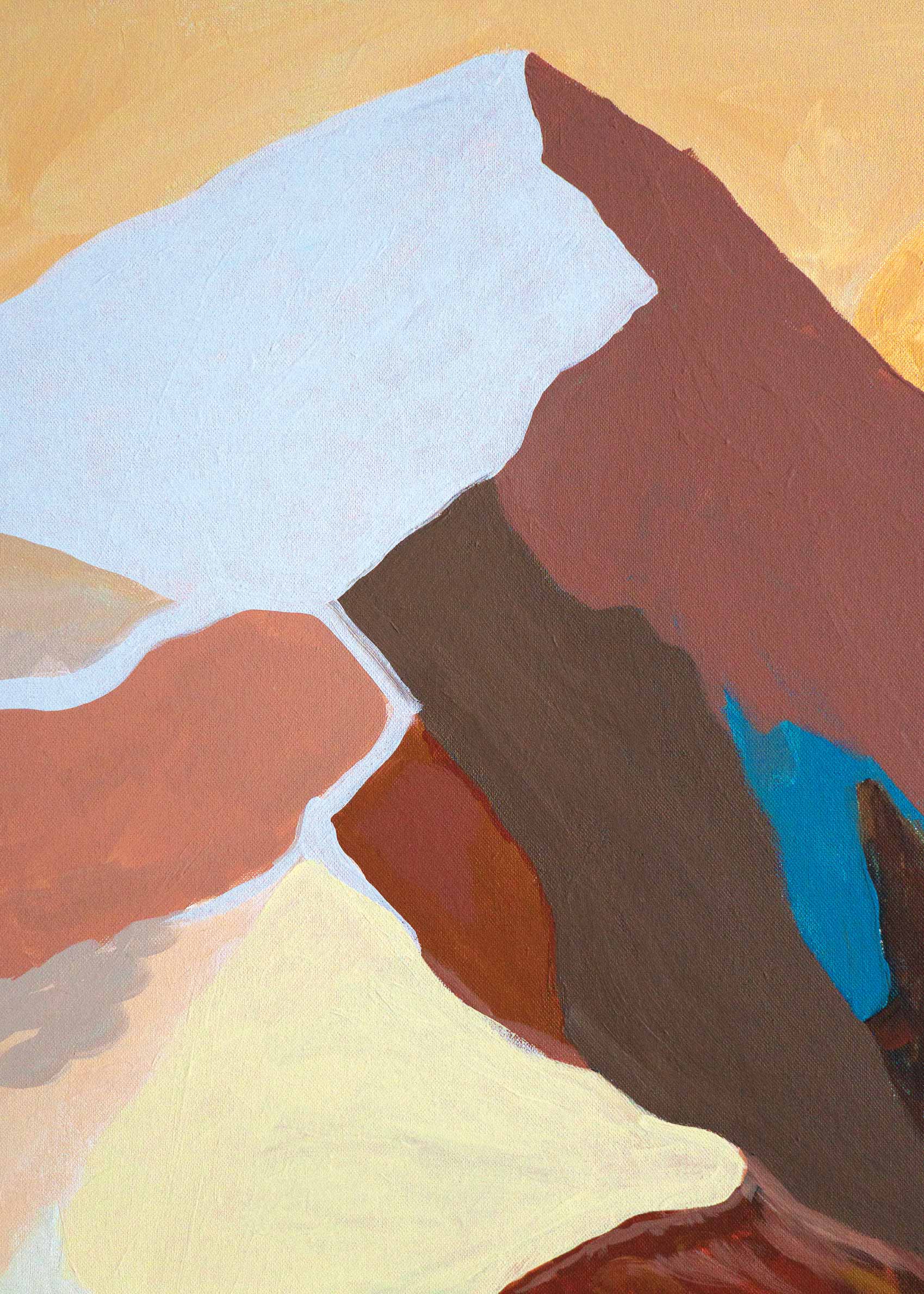 Floda Poster - Abstract painting (70x100 cm)