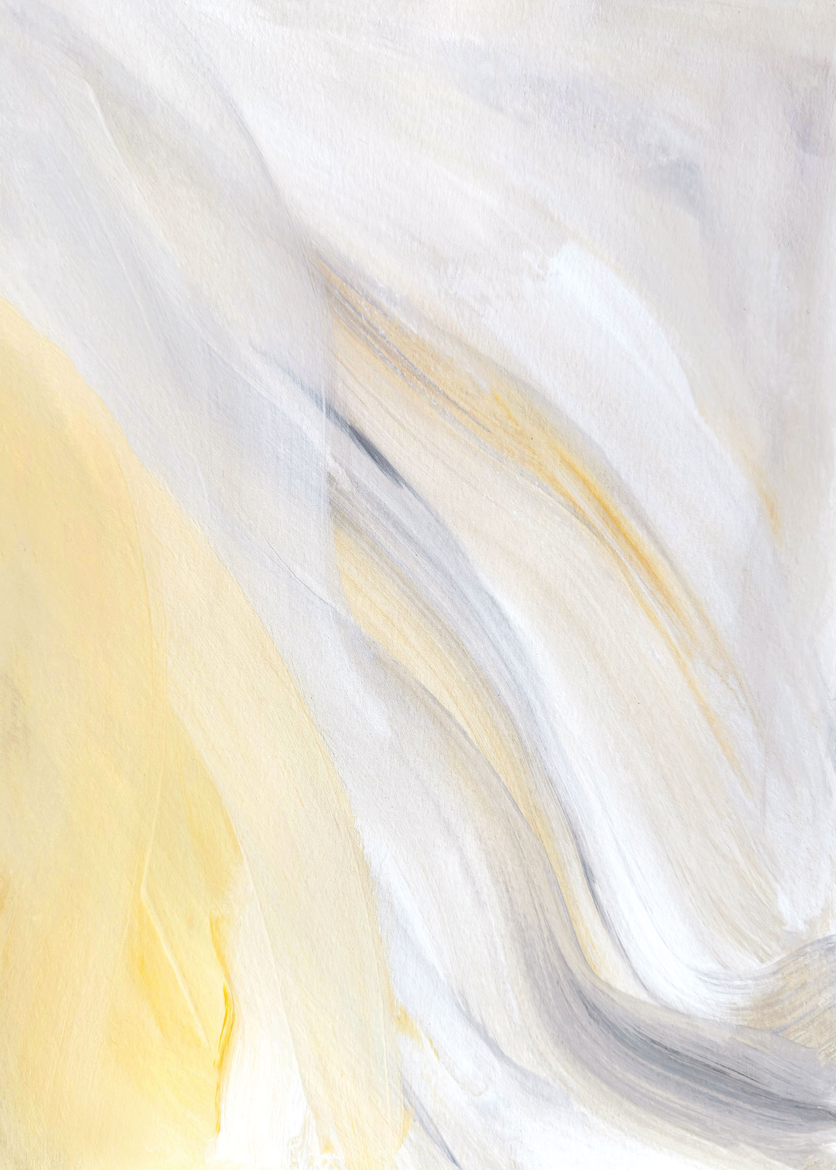Morning Drift Leinwand - Abstrakte Malerei (30x40 cm)