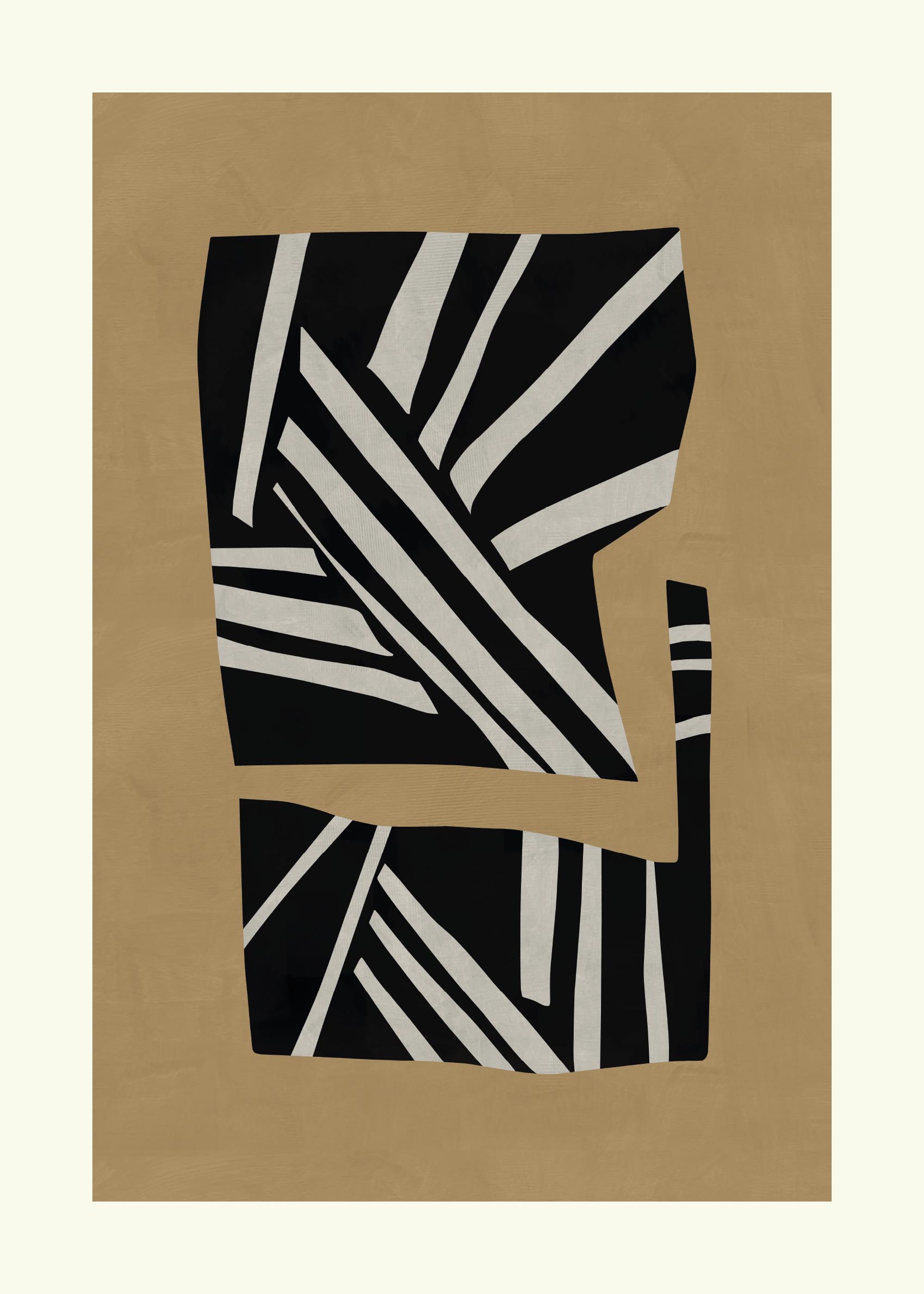 Loom Poster - Abstrakt illustration (30x40 cm)