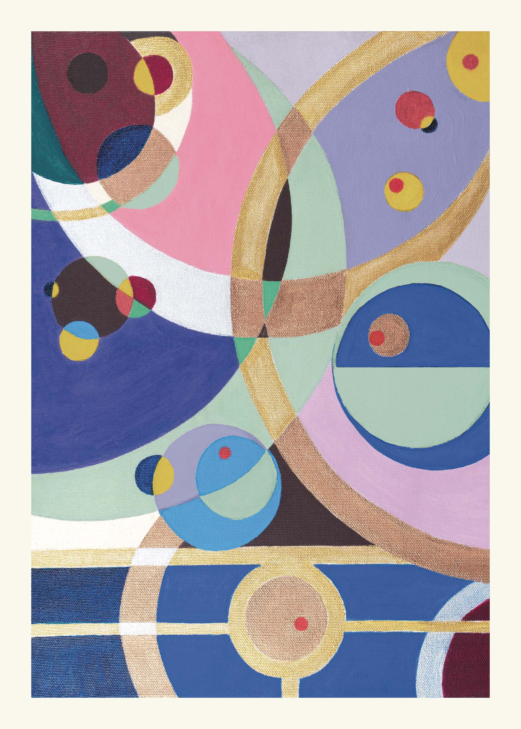 Celestial Poster - Abstrakt grafik (50x70 cm)