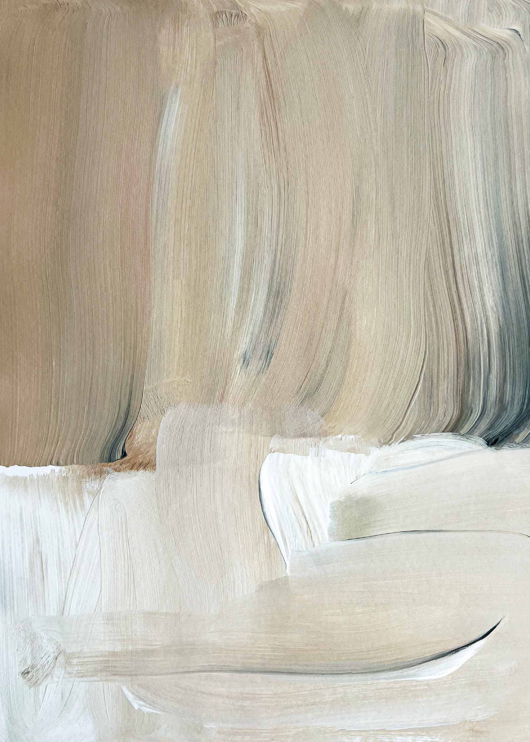 Sand and Sky Canvas - Abstract painting (70x100 cm)