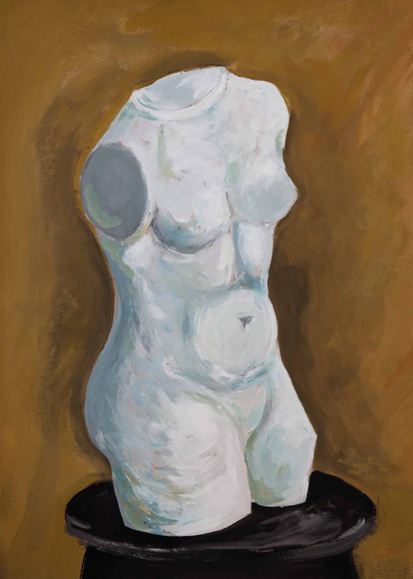 The Figure Canvas - Female torso painting (50x70 cm)