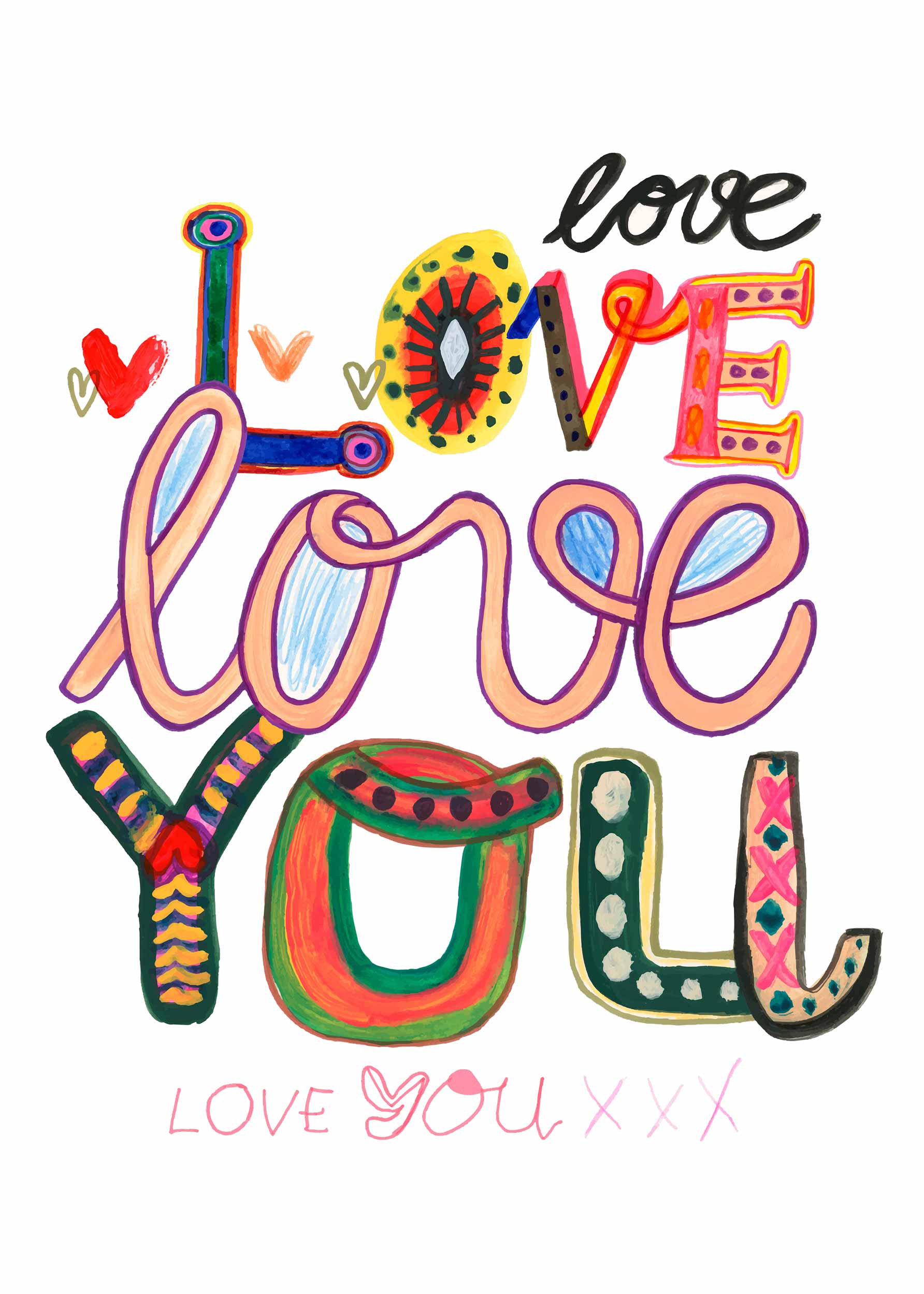Quote poster – Love You | Postery