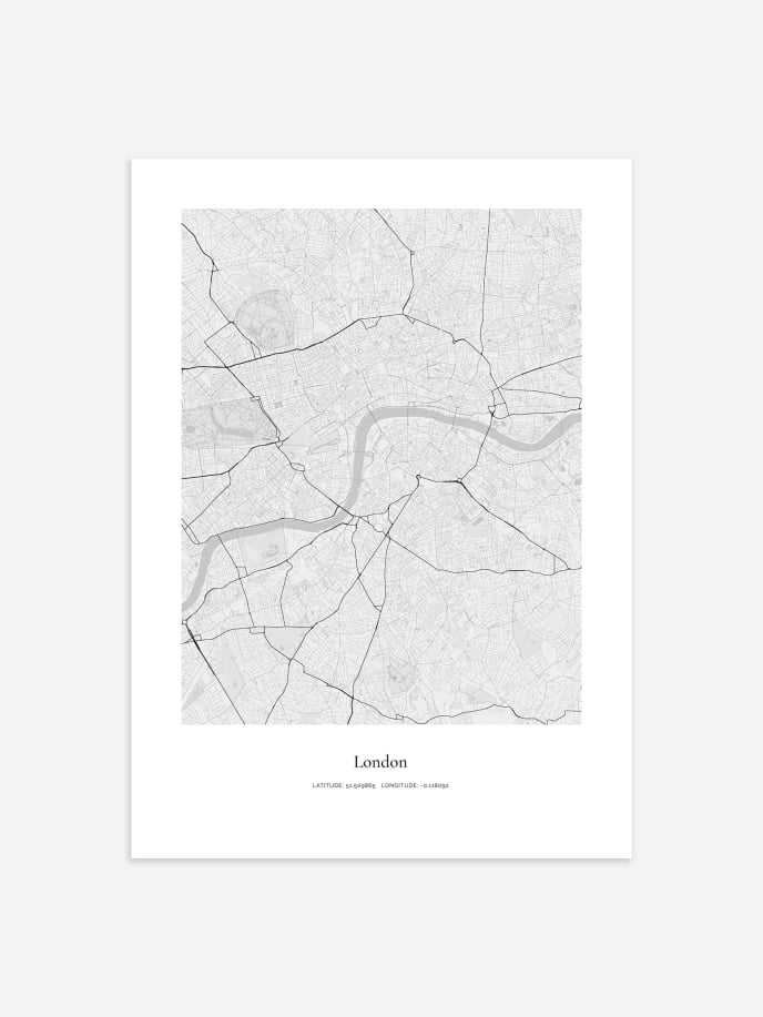 London Map Juliste