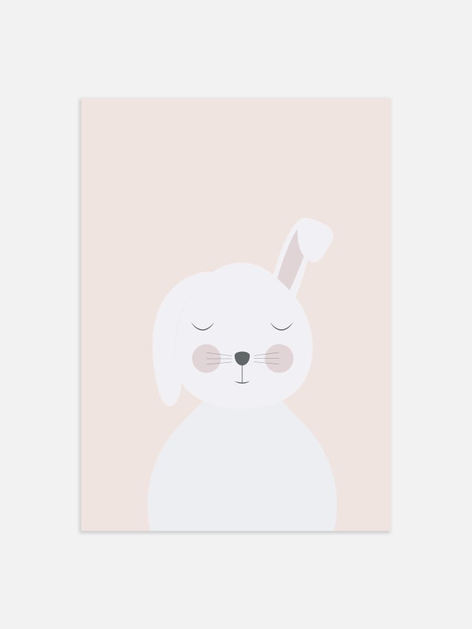 Sleeping Bunny Poster