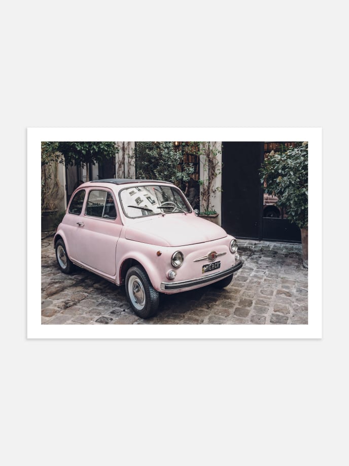 Pink Car Plakat