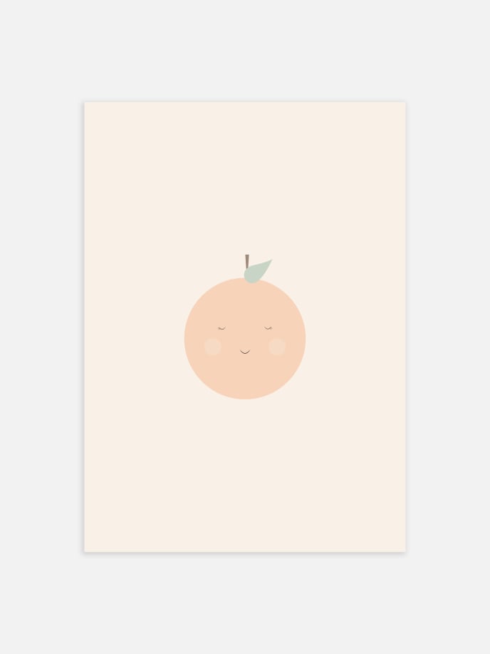 Happy Orange Poster