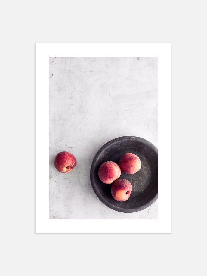 Fresh Peaches Poster